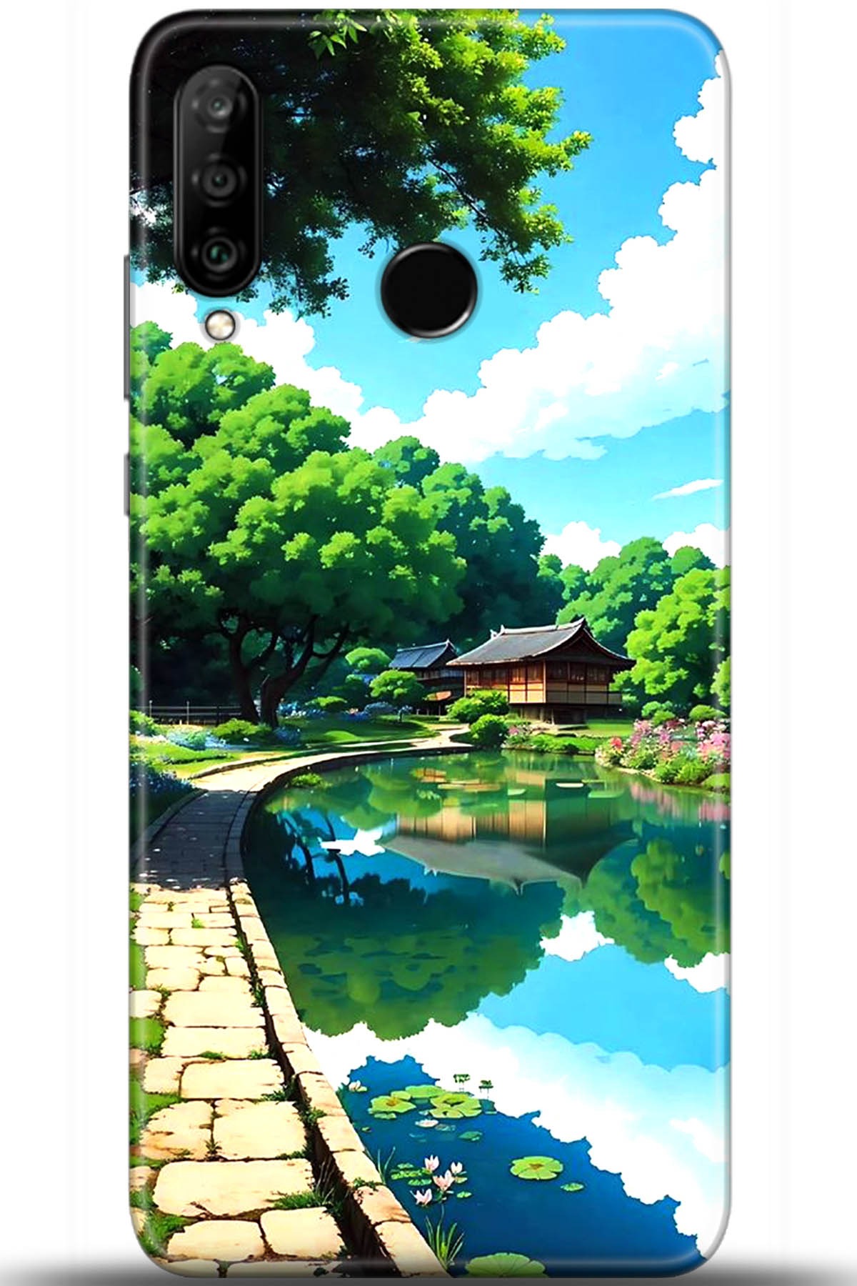 Huawei P30 Lite Uyumlu Kılıf HD Baskılı Kılıf - Followed Institution 5463