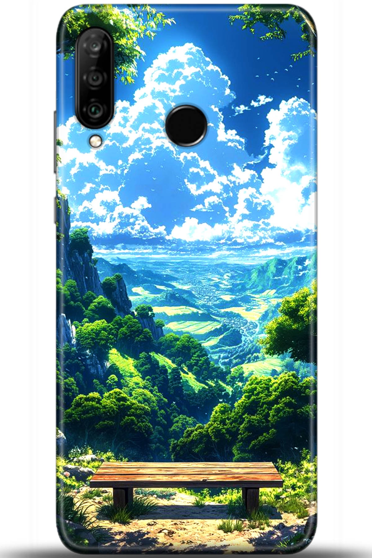 Huawei P30 Lite Uyumlu Kılıf HD Baskılı Kılıf - Followed Institution 5497