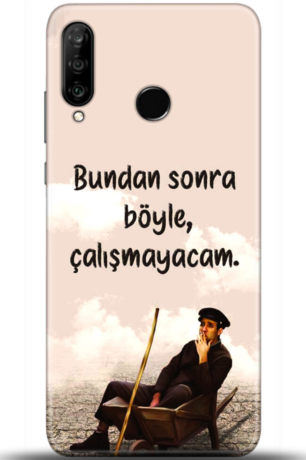 Huawei P30 Lite Uyumlu Kılıf HD Baskılı Kılıf - Followed Institution 5592