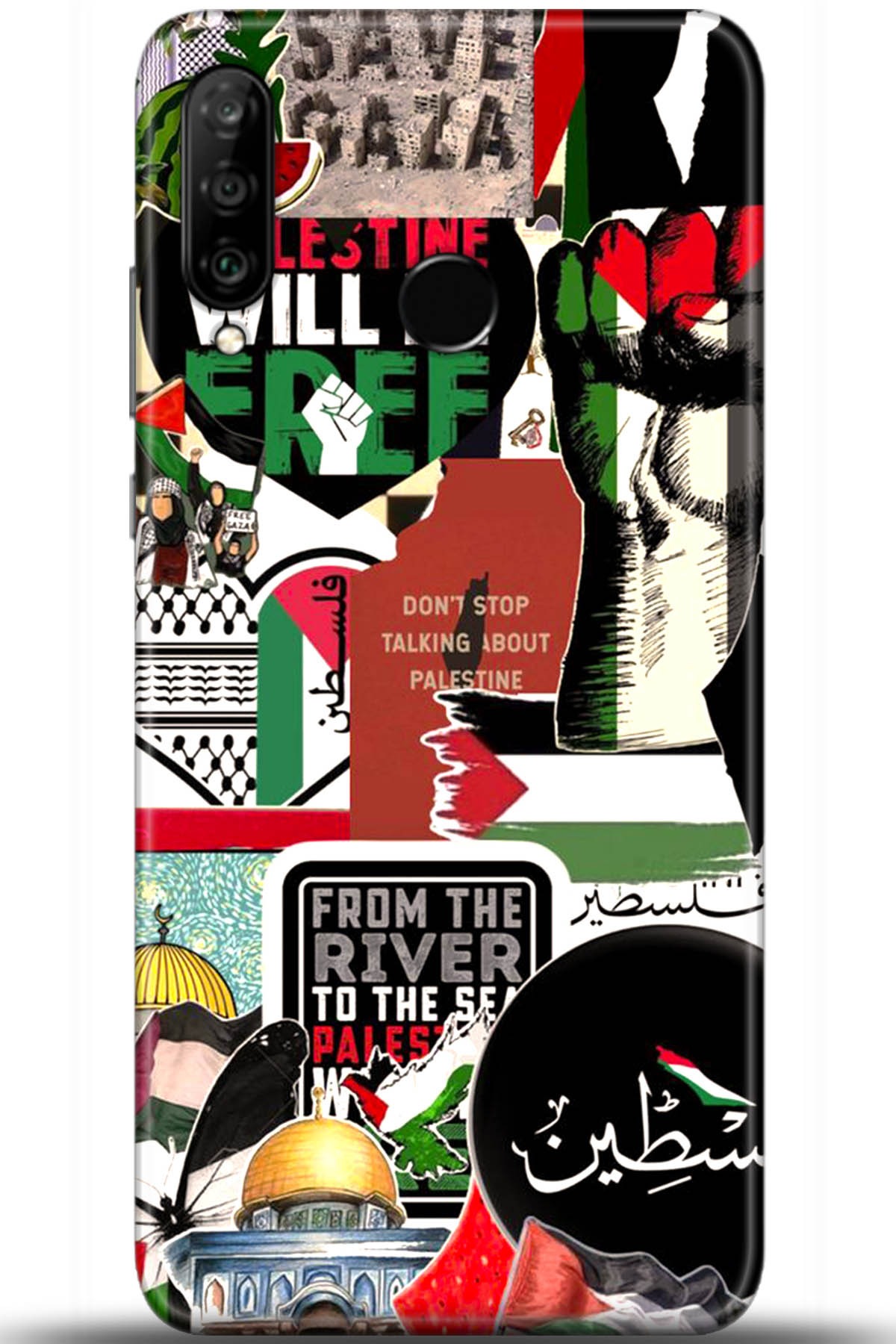 Huawei P30 Lite Uyumlu Kılıf HD Baskılı Kılıf - Followed Institution 5617