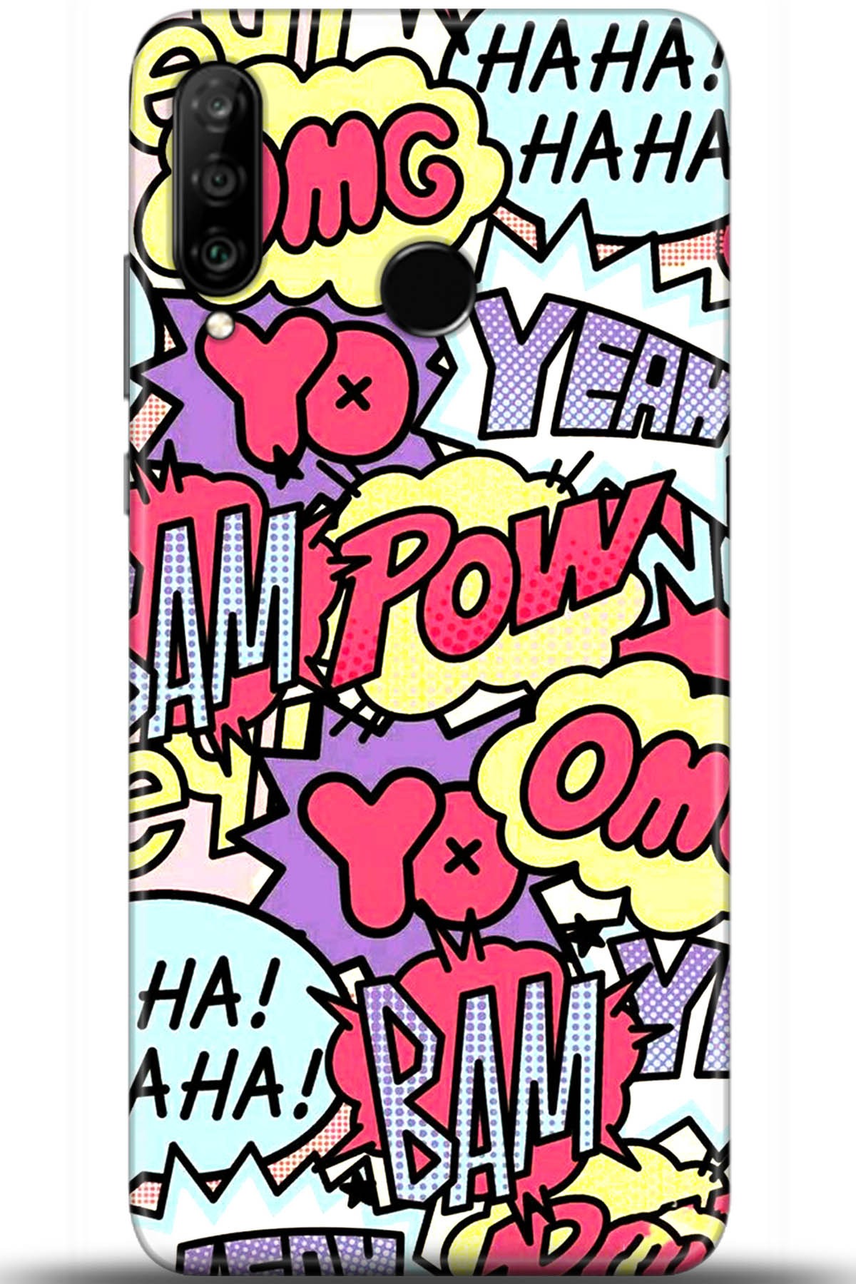 Huawei P30 Lite Uyumlu Kılıf HD Baskılı Kılıf - Followed Institution 5682