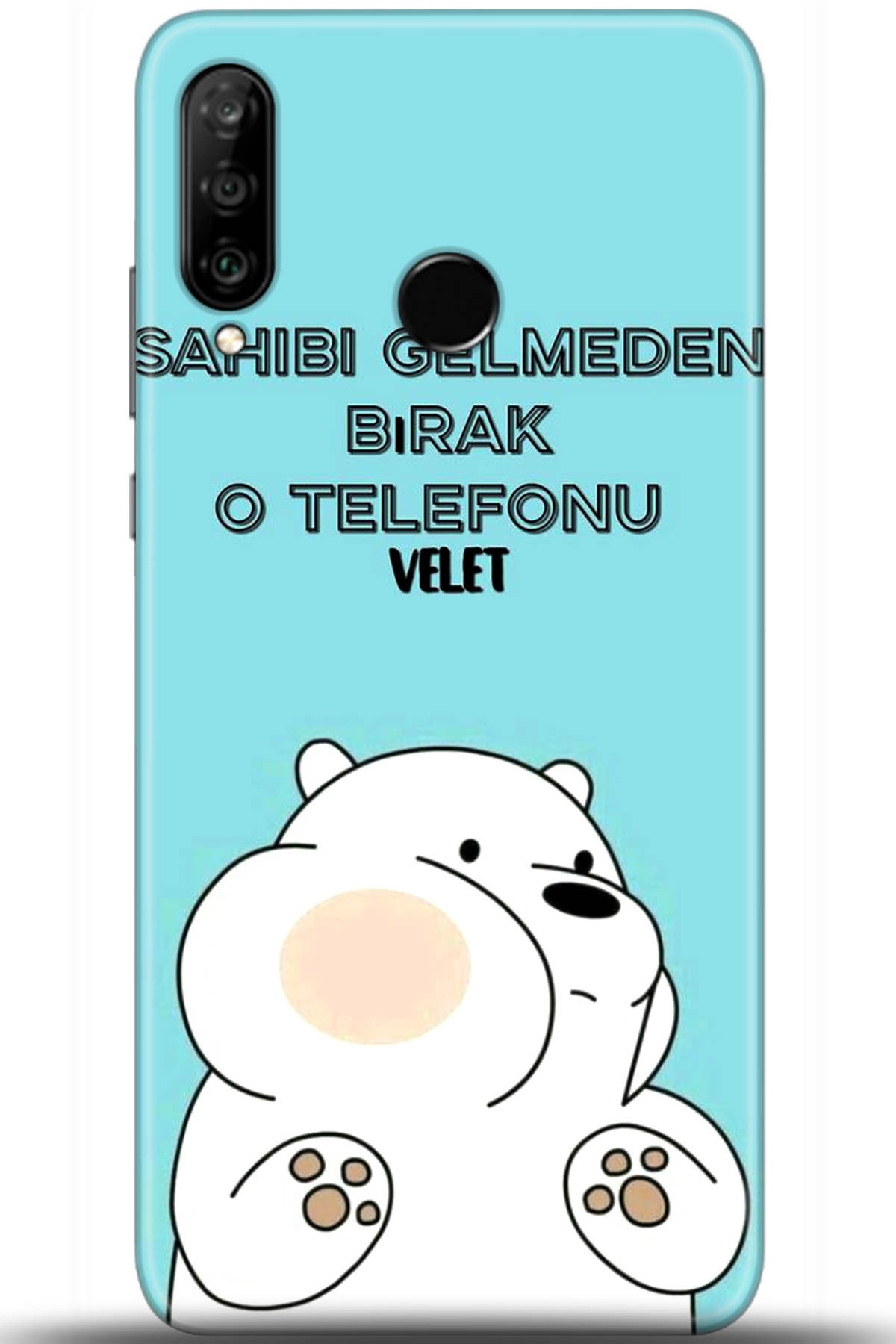 Huawei P30 Lite Uyumlu Kılıf HD Baskılı Kılıf - Followed Institution 5687