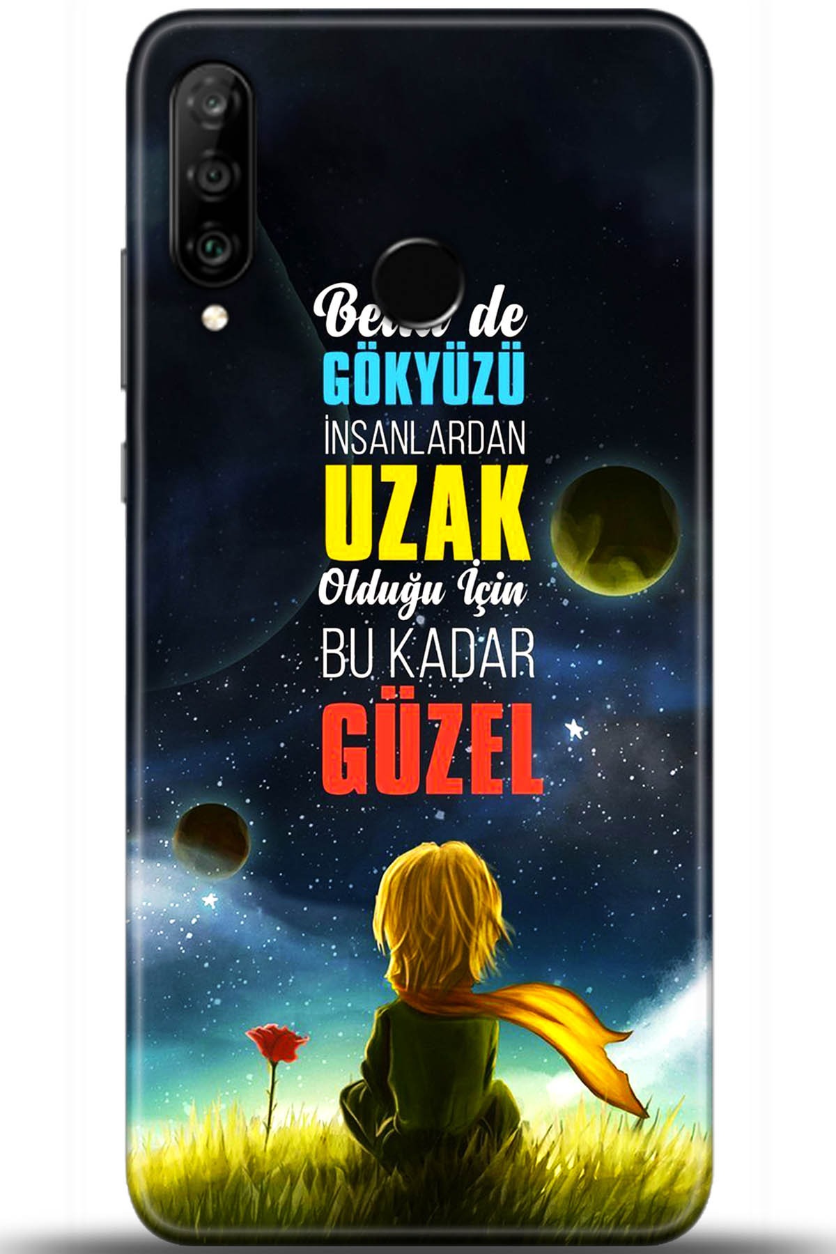 Huawei P30 Lite Uyumlu Kılıf HD Baskılı Kılıf - Followed Institution 5699