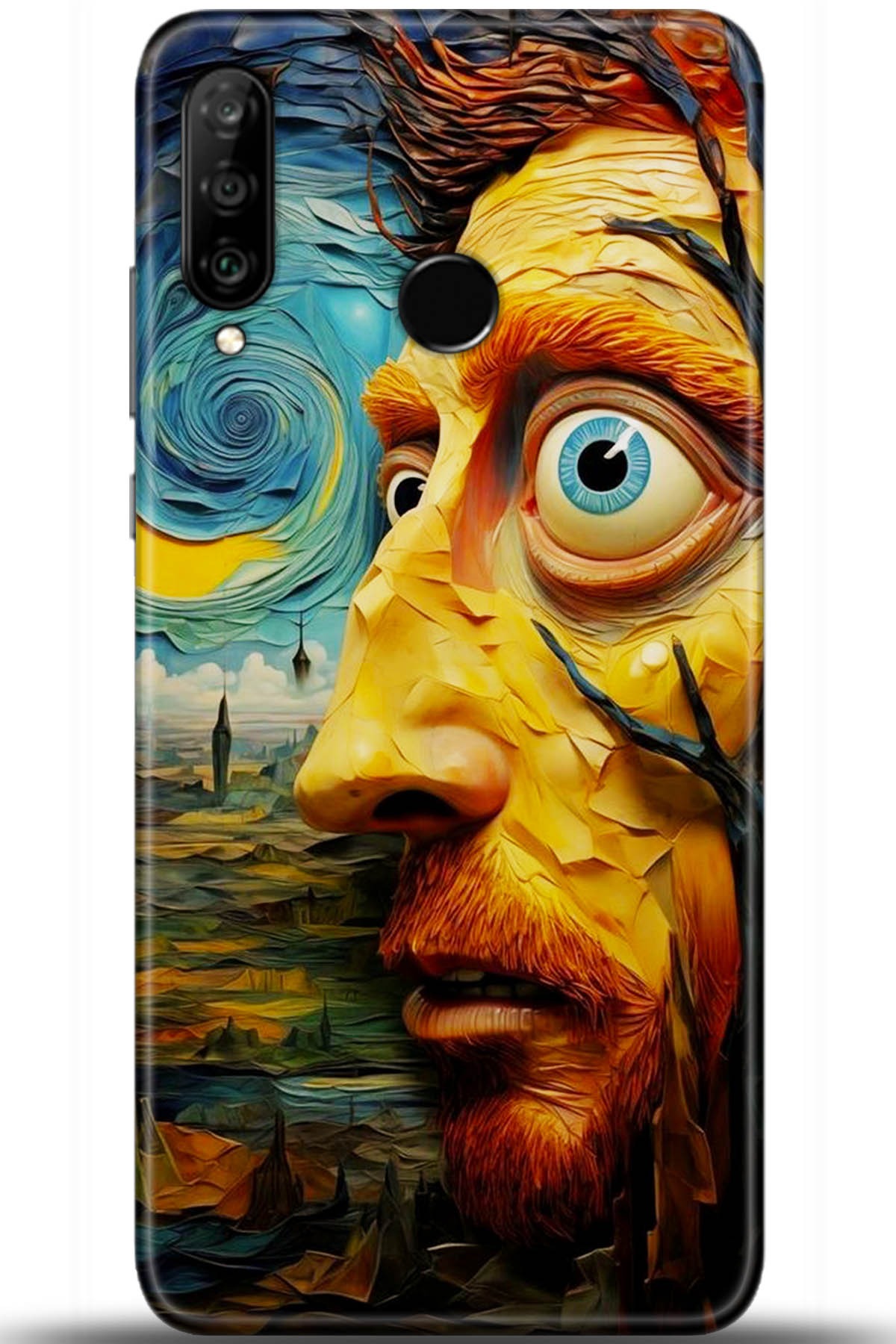 Huawei P30 Lite Uyumlu Kılıf HD Baskılı Kılıf - Followed Institution 5714