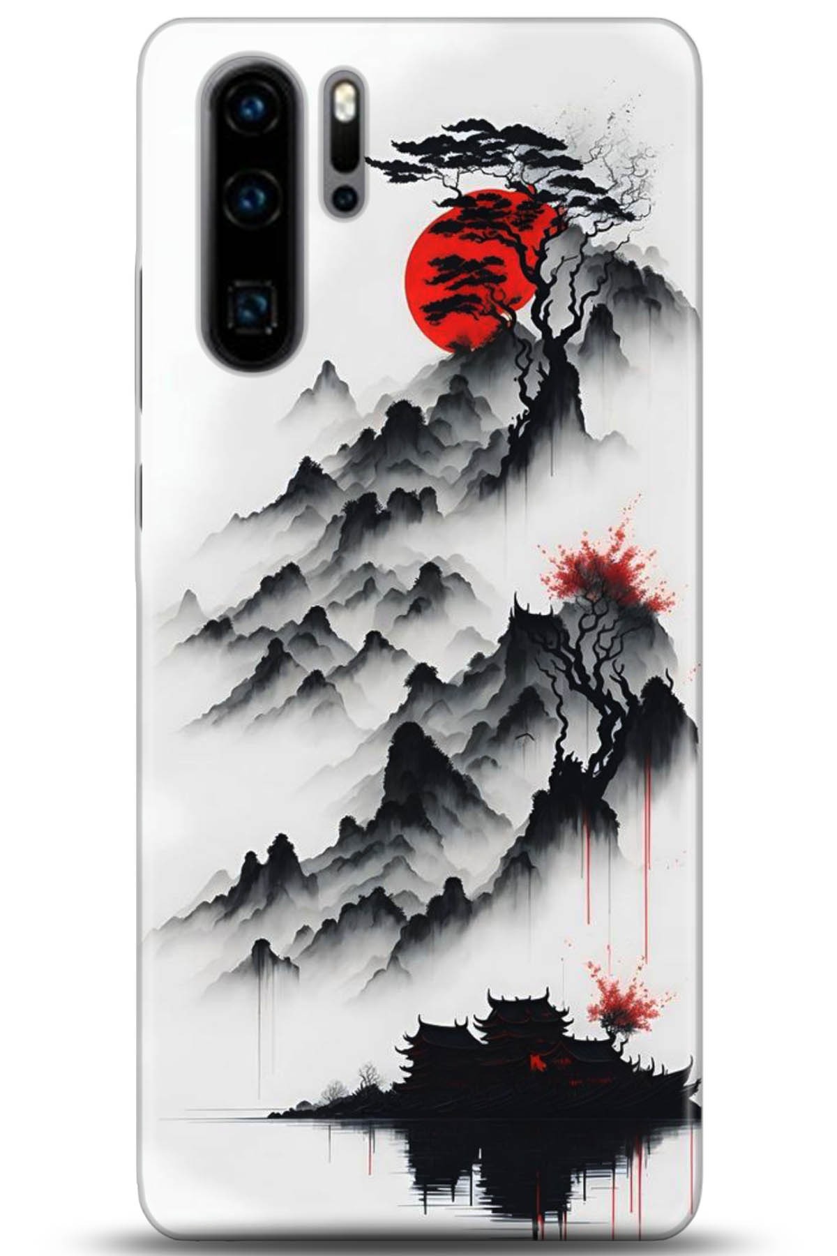 Huawei P30 Pro Uyumlu Kılıf HD Baskılı Kılıf - Followed Institution 5172