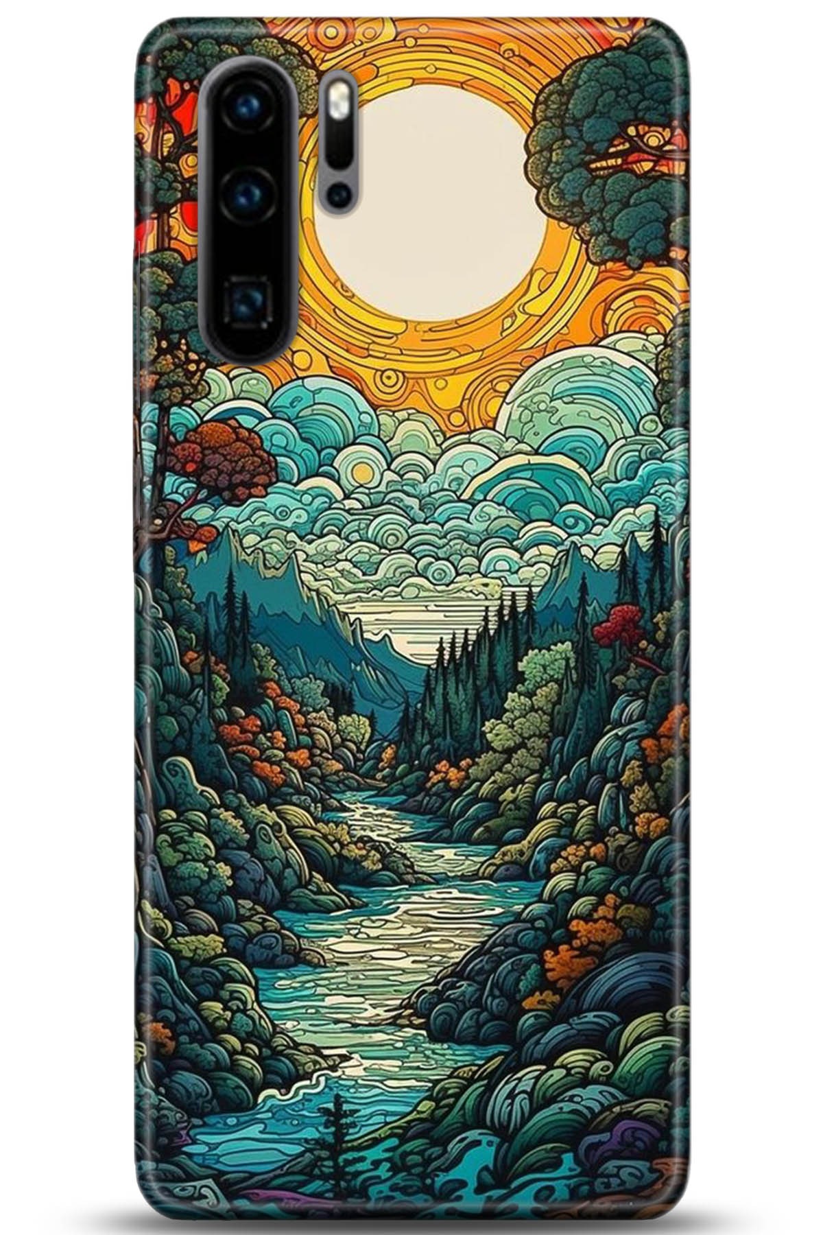 Huawei P30 Pro Uyumlu Kılıf HD Baskılı Kılıf - Followed Institution 5198