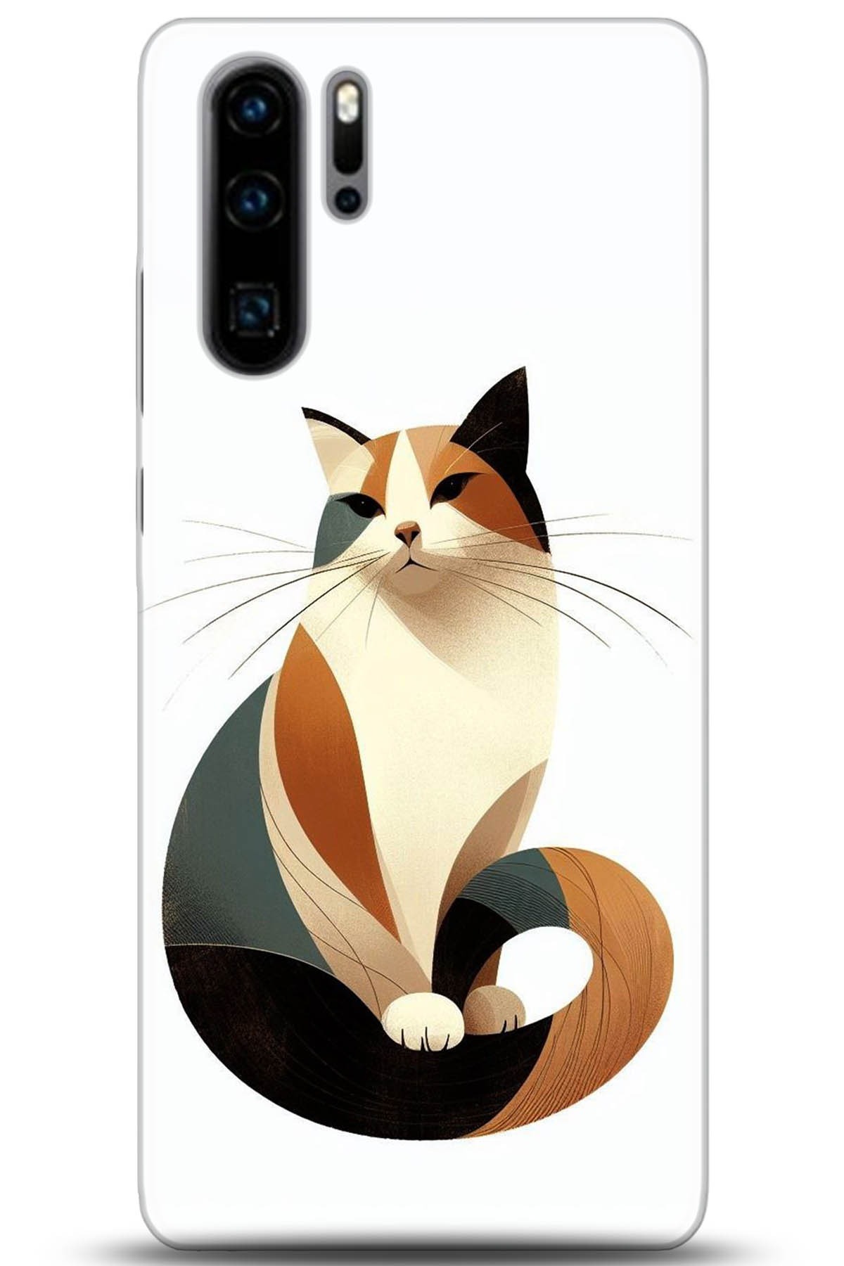 Huawei P30 Pro Uyumlu Kılıf HD Baskılı Kılıf - Followed Institution 5213