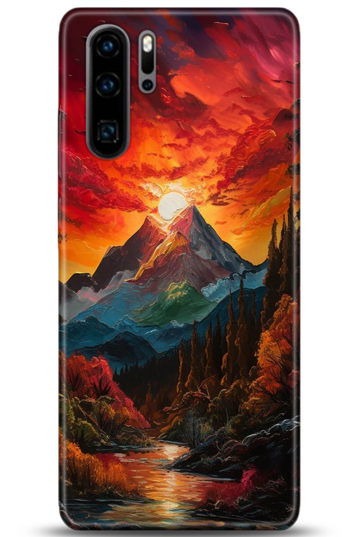 Huawei P30 Pro Uyumlu Kılıf HD Baskılı Kılıf - Followed Institution 5224