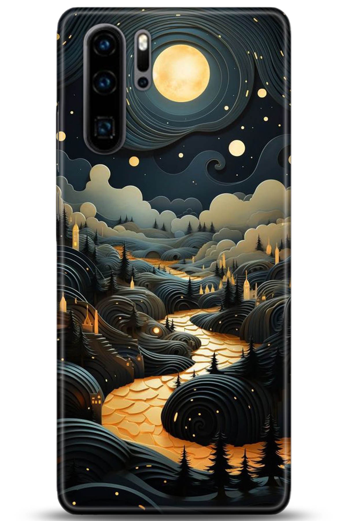 Huawei P30 Pro Uyumlu Kılıf HD Baskılı Kılıf - Followed Institution 5268