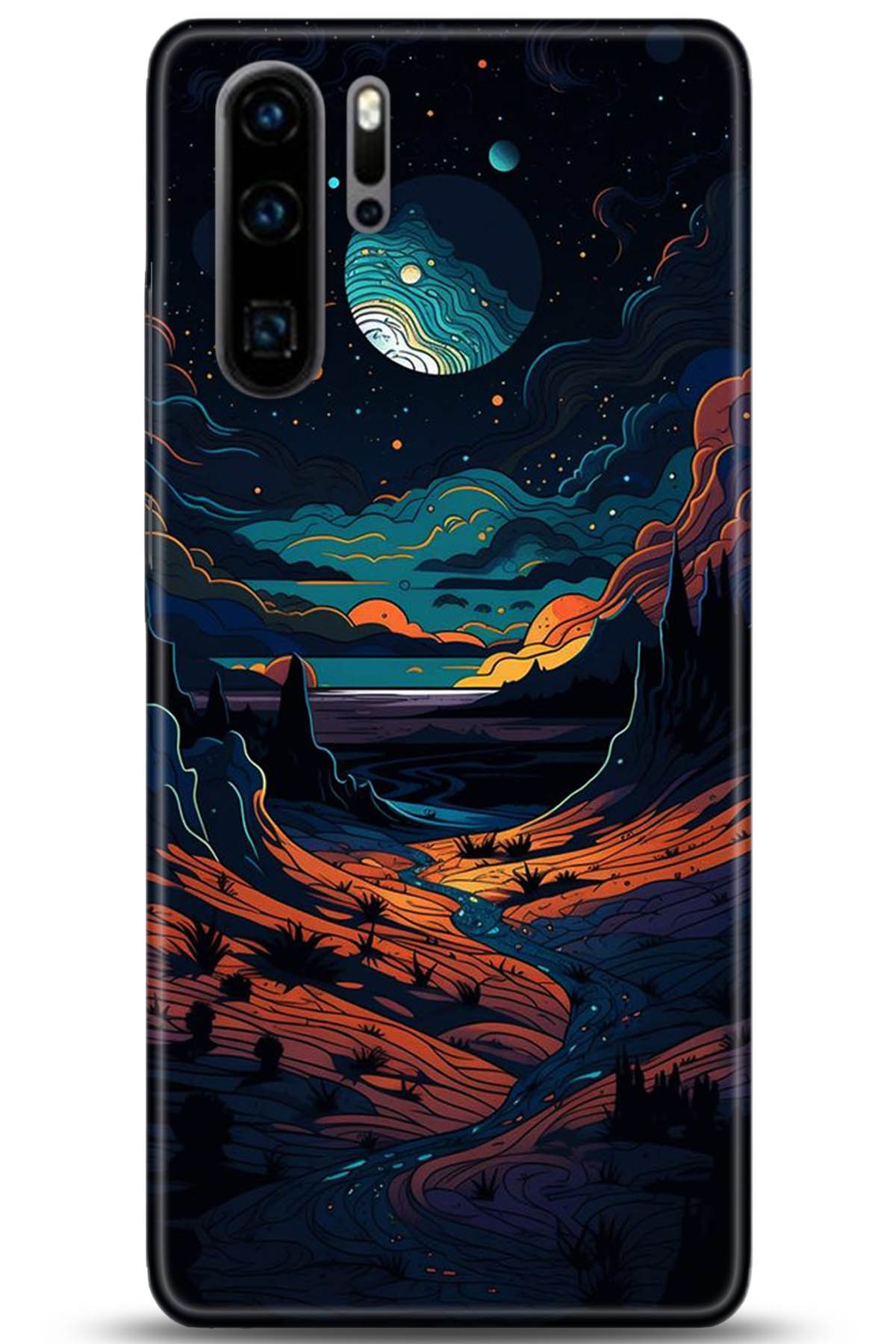 Huawei P30 Pro Uyumlu Kılıf HD Baskılı Kılıf - Followed Institution 5275