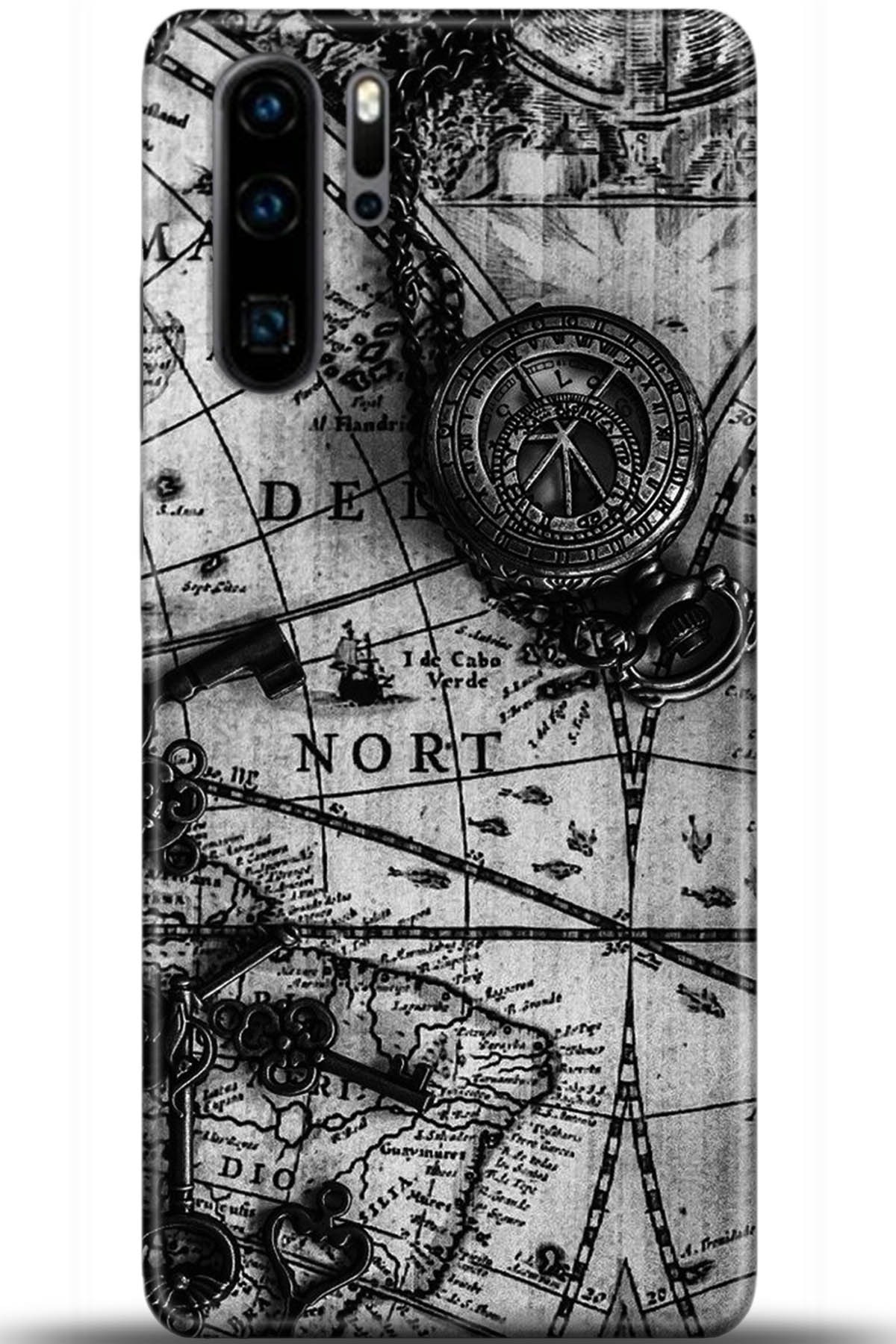 Huawei P30 Pro Uyumlu Kılıf HD Baskılı Kılıf - Followed Institution 5381