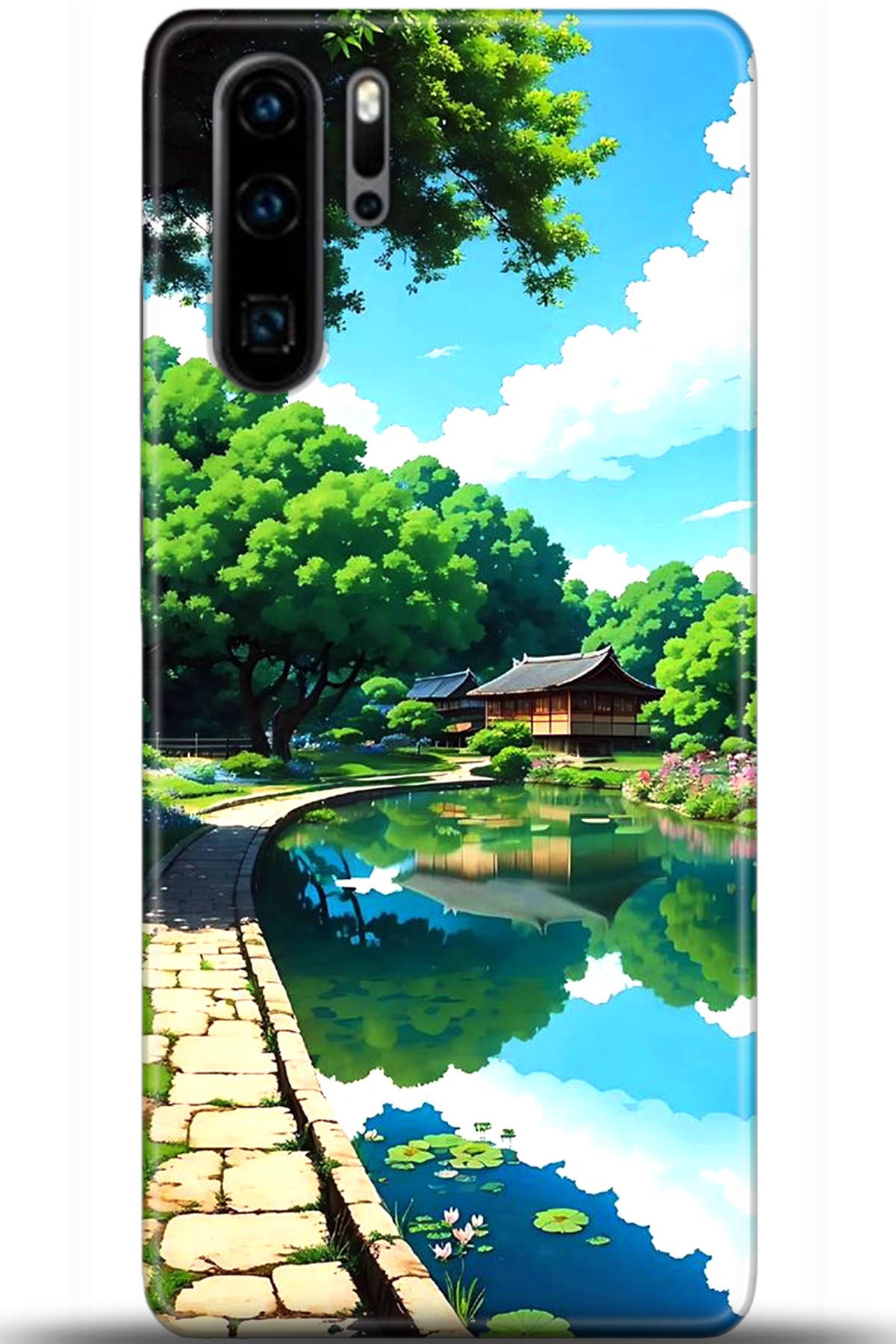 Huawei P30 Pro Uyumlu Kılıf HD Baskılı Kılıf - Followed Institution 5463