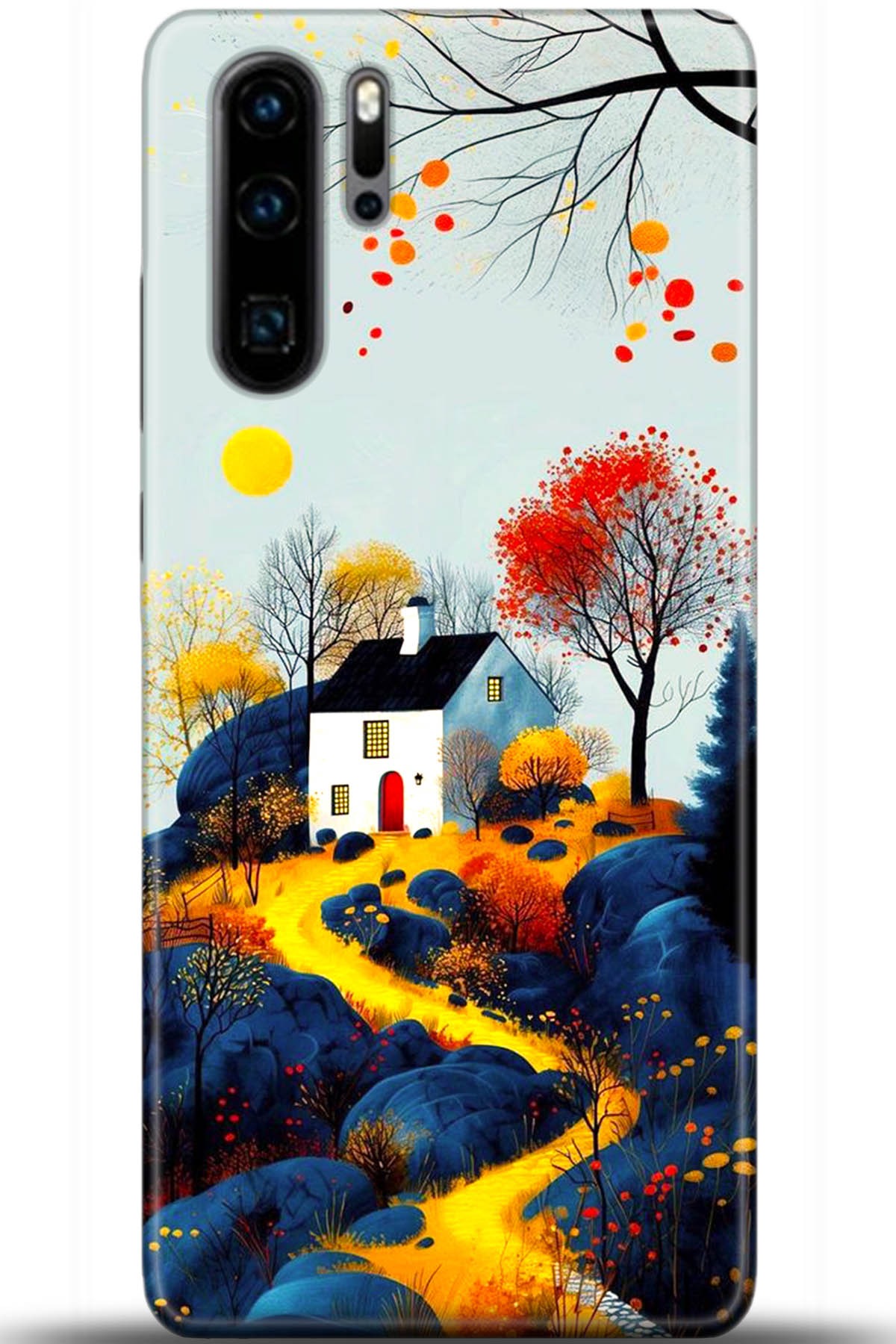 Huawei P30 Pro Uyumlu Kılıf HD Baskılı Kılıf - Followed Institution 5569