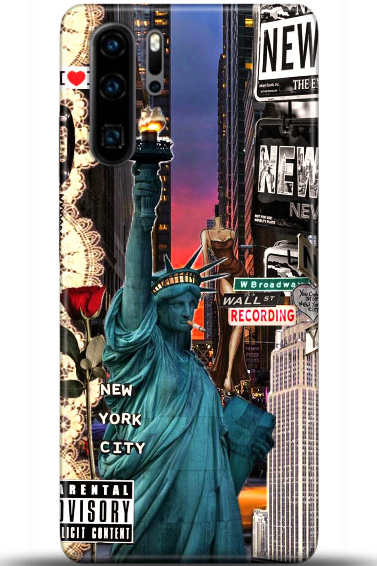 Huawei P30 Pro Uyumlu Kılıf HD Baskılı Kılıf - Followed Institution 5618