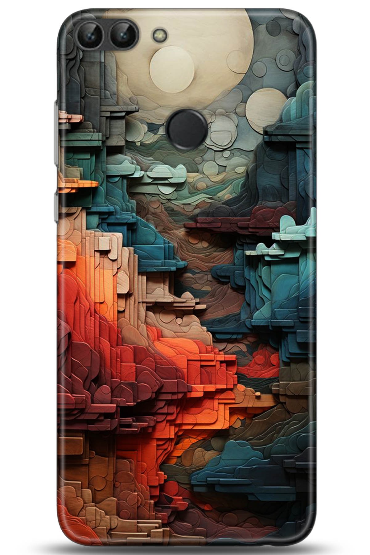 Huawei P Smart Uyumlu Kılıf HD Baskılı Kılıf - Followed Institution 5218