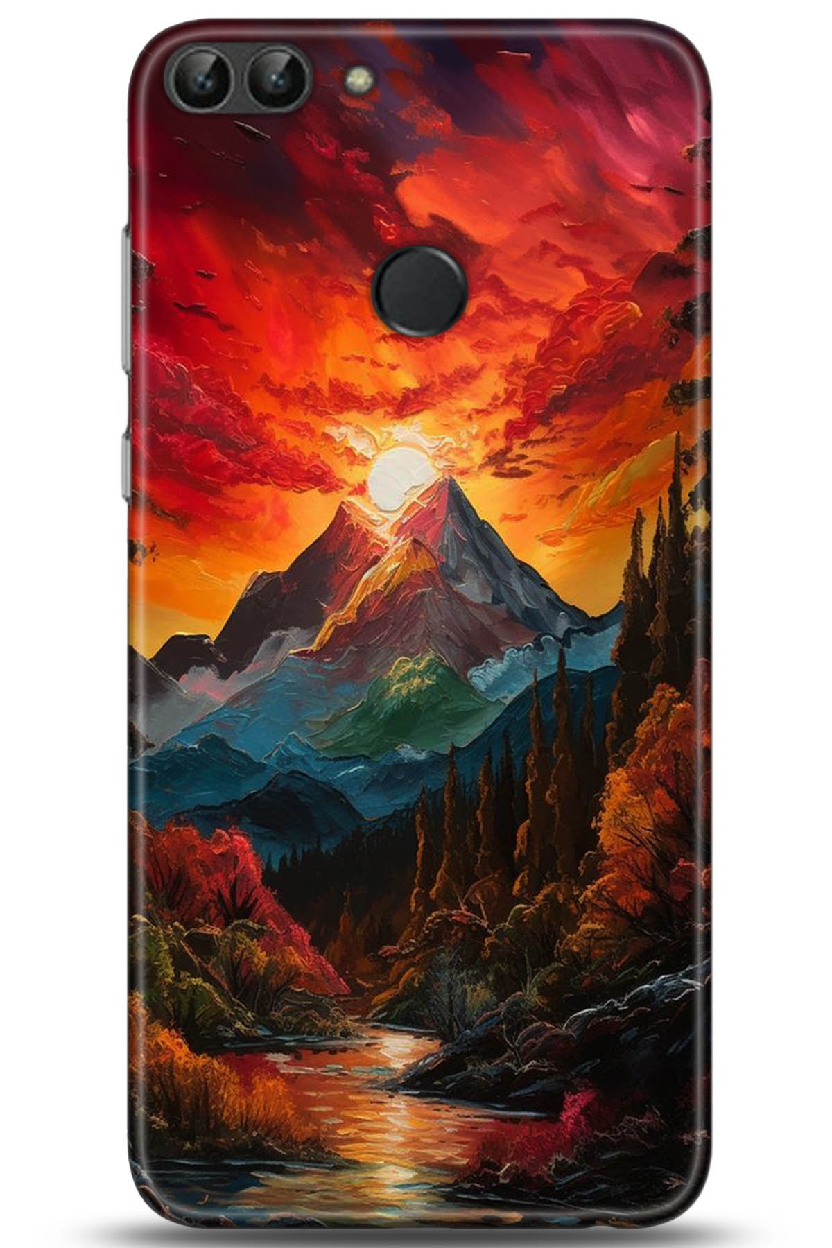 Huawei P Smart Uyumlu Kılıf HD Baskılı Kılıf - Followed Institution 5224