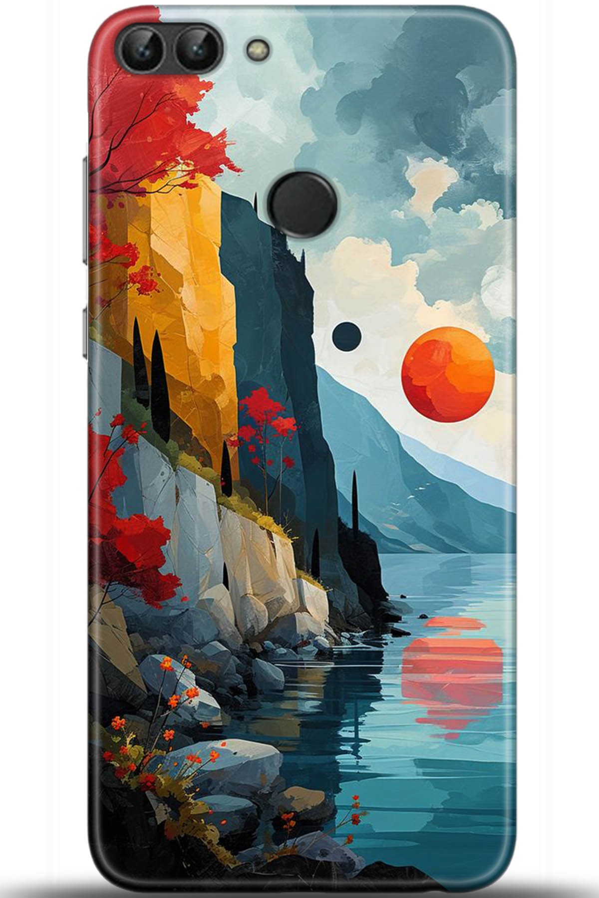 Huawei P Smart Uyumlu Kılıf HD Baskılı Kılıf - Followed Institution 5368