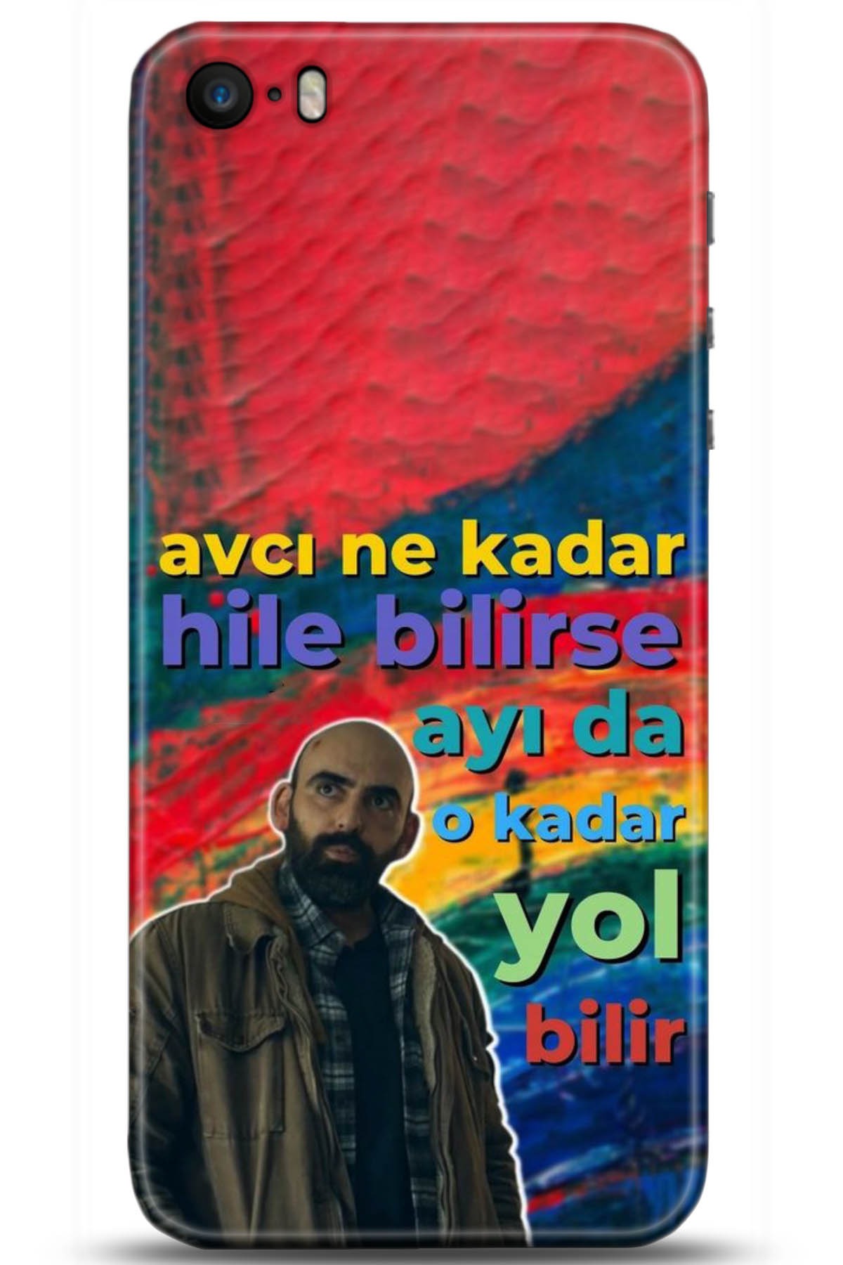 Apple iPhone 5S Uyumlu Kılıf HD Baskılı Kılıf - Followed Institution 5006