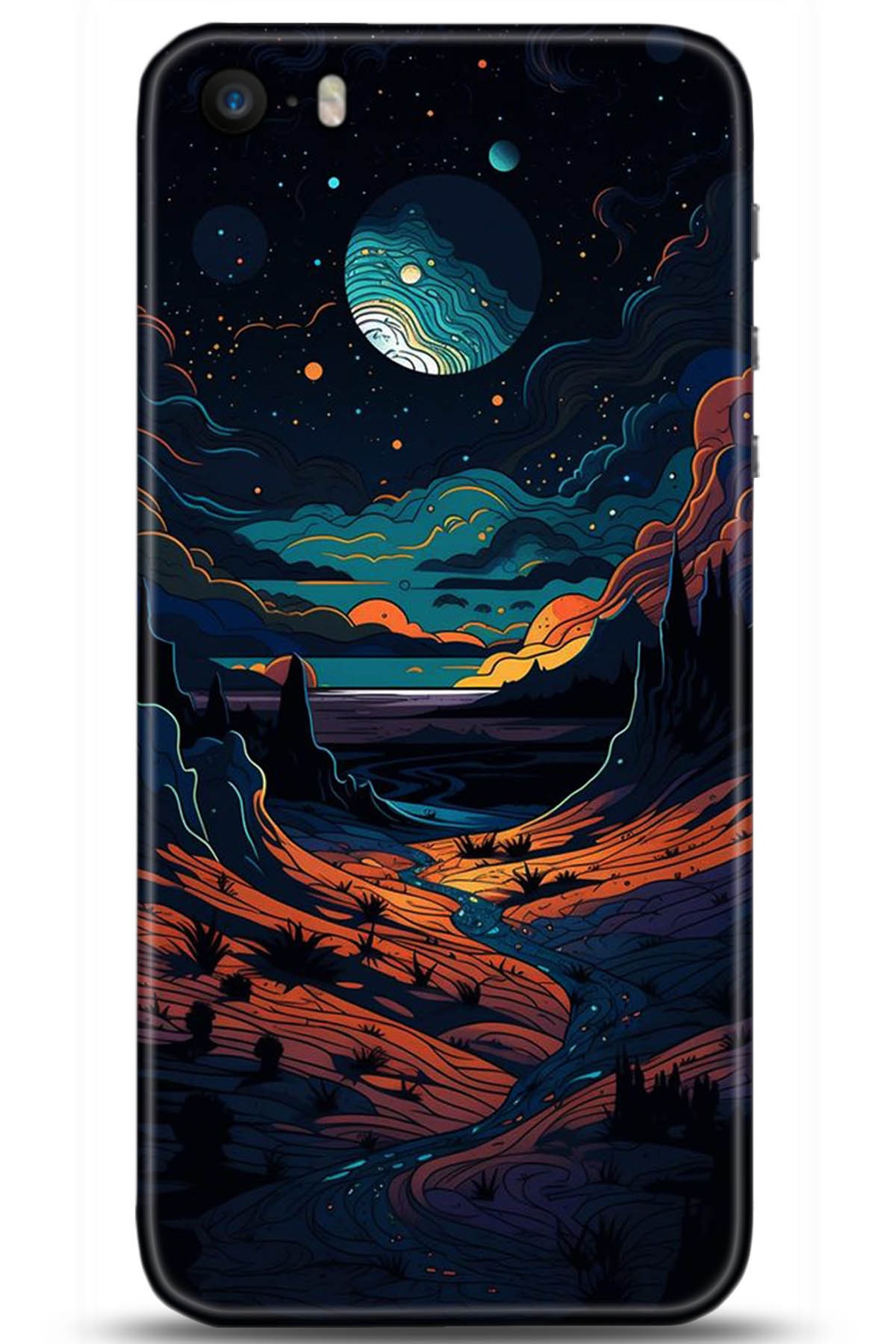 Apple iPhone 5S Uyumlu Kılıf HD Baskılı Kılıf - Followed Institution 5275