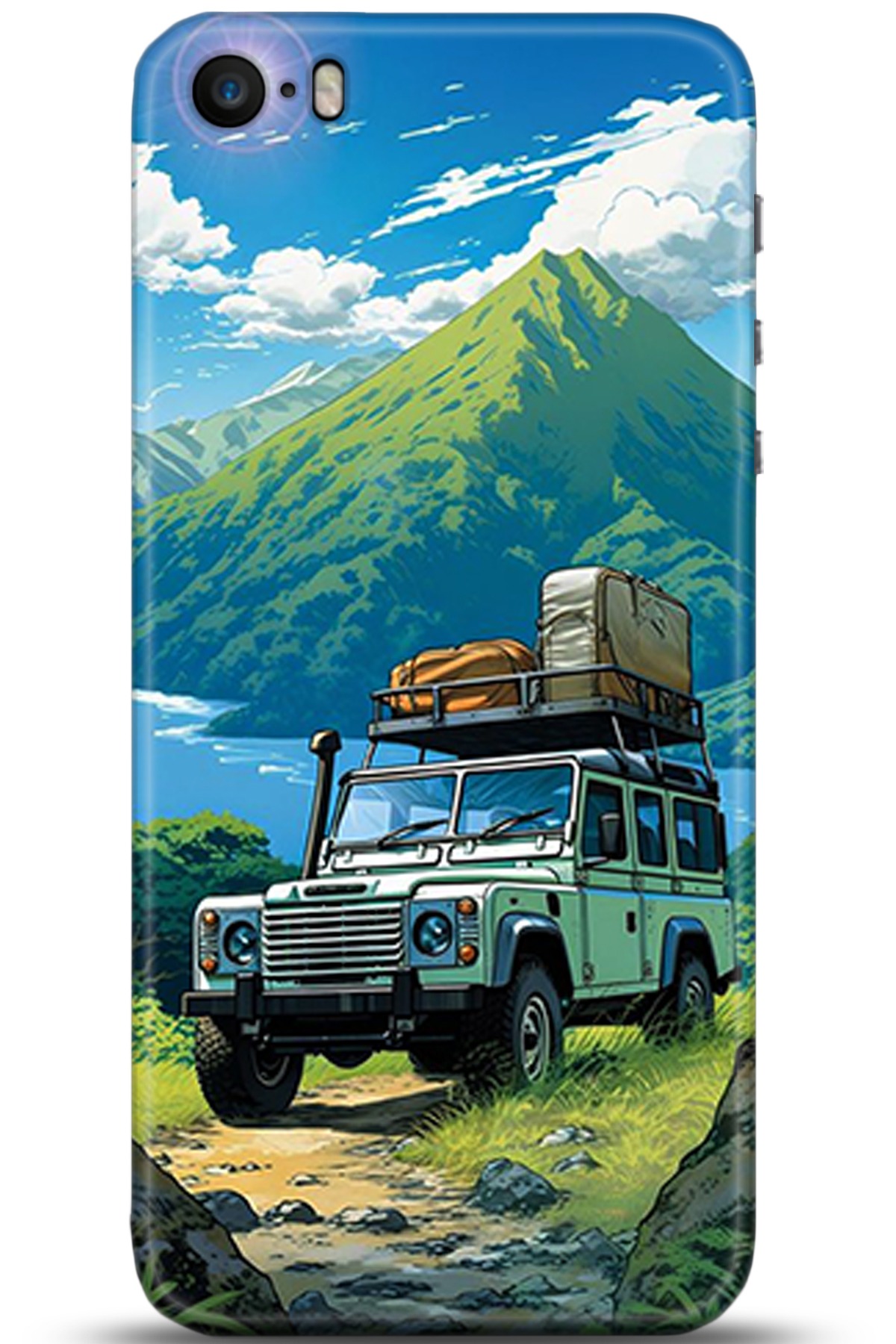 Apple iPhone 5S Uyumlu Kılıf HD Baskılı Kılıf - Followed Institution 5362