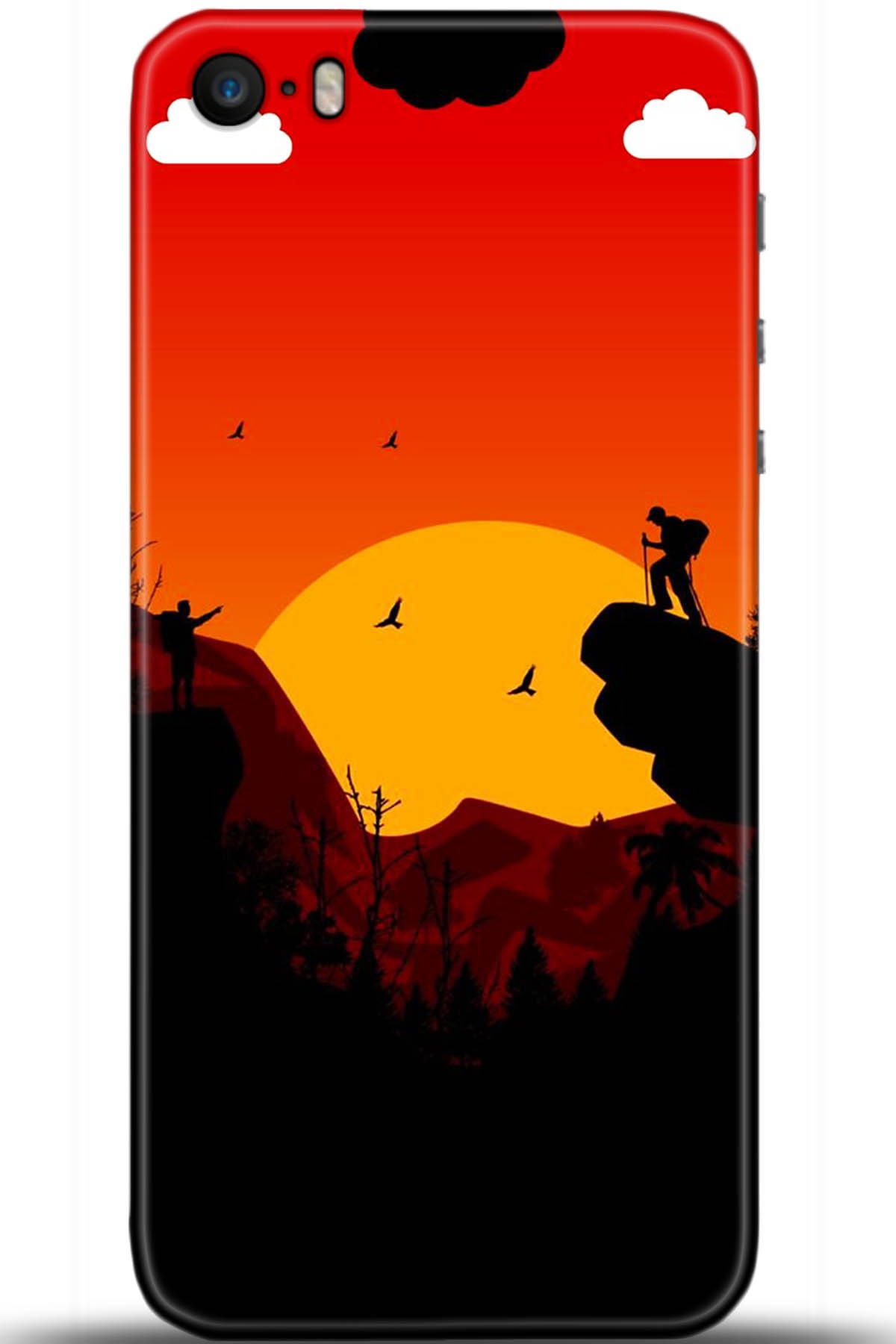 Apple iPhone 5S Uyumlu Kılıf HD Baskılı Kılıf - Followed Institution 5407