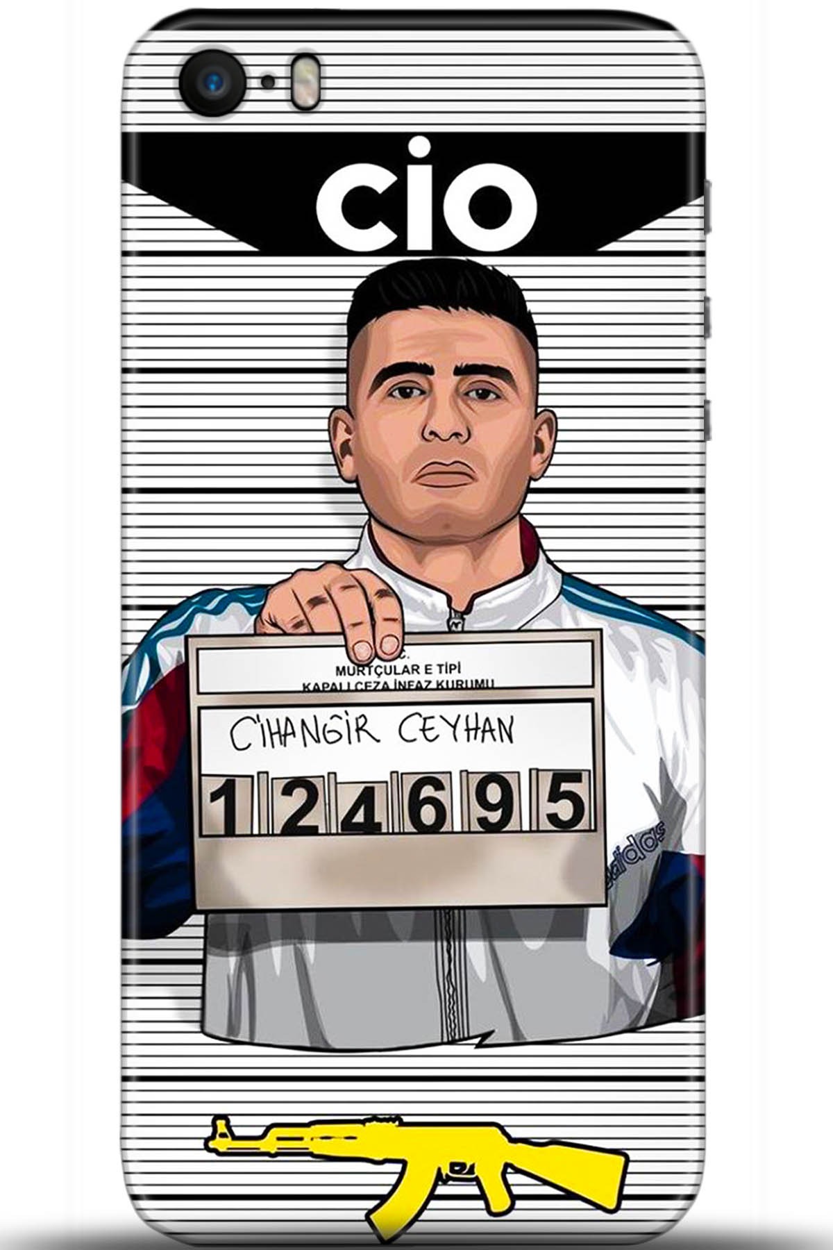 Apple iPhone 5S Uyumlu Kılıf HD Baskılı Kılıf - Followed Institution 5411