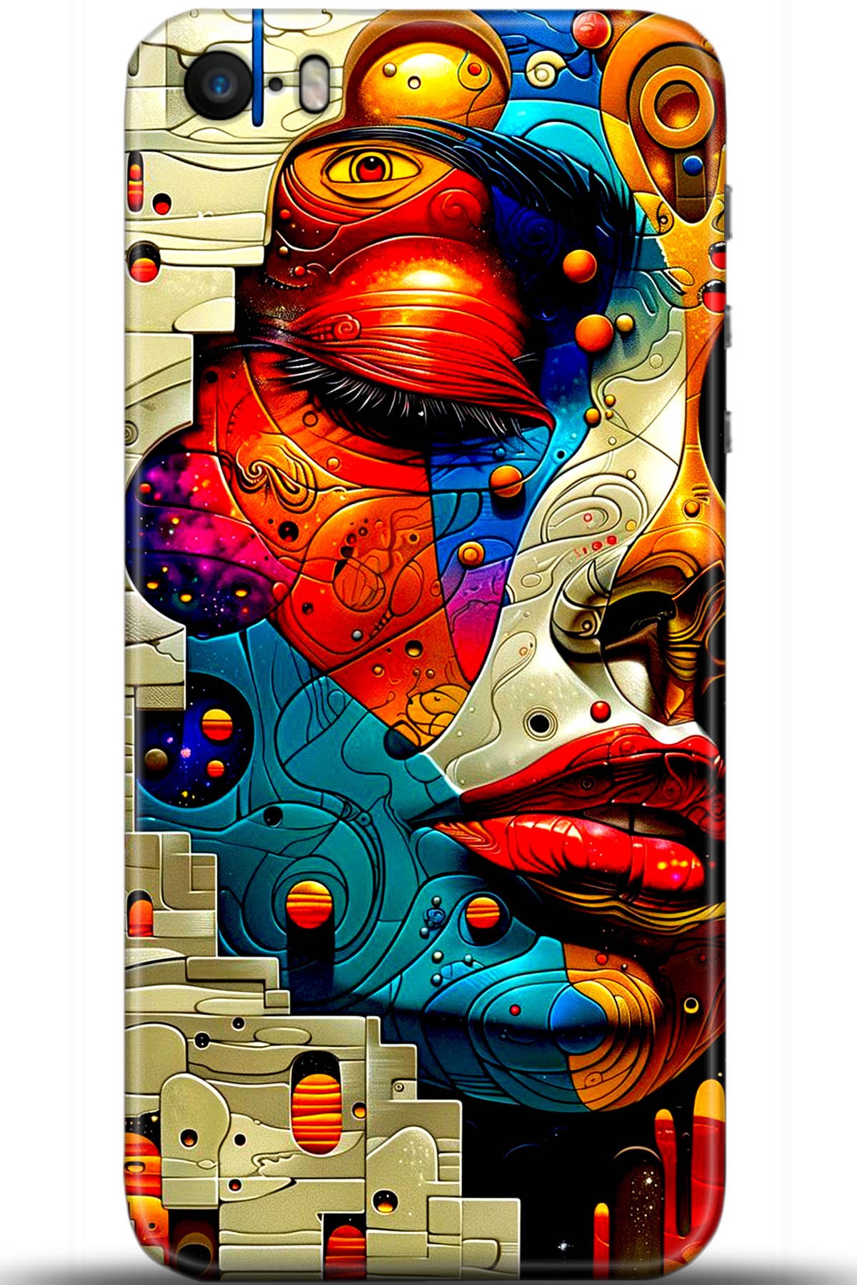 Apple iPhone 5S Uyumlu Kılıf HD Baskılı Kılıf - Followed Institution 5422