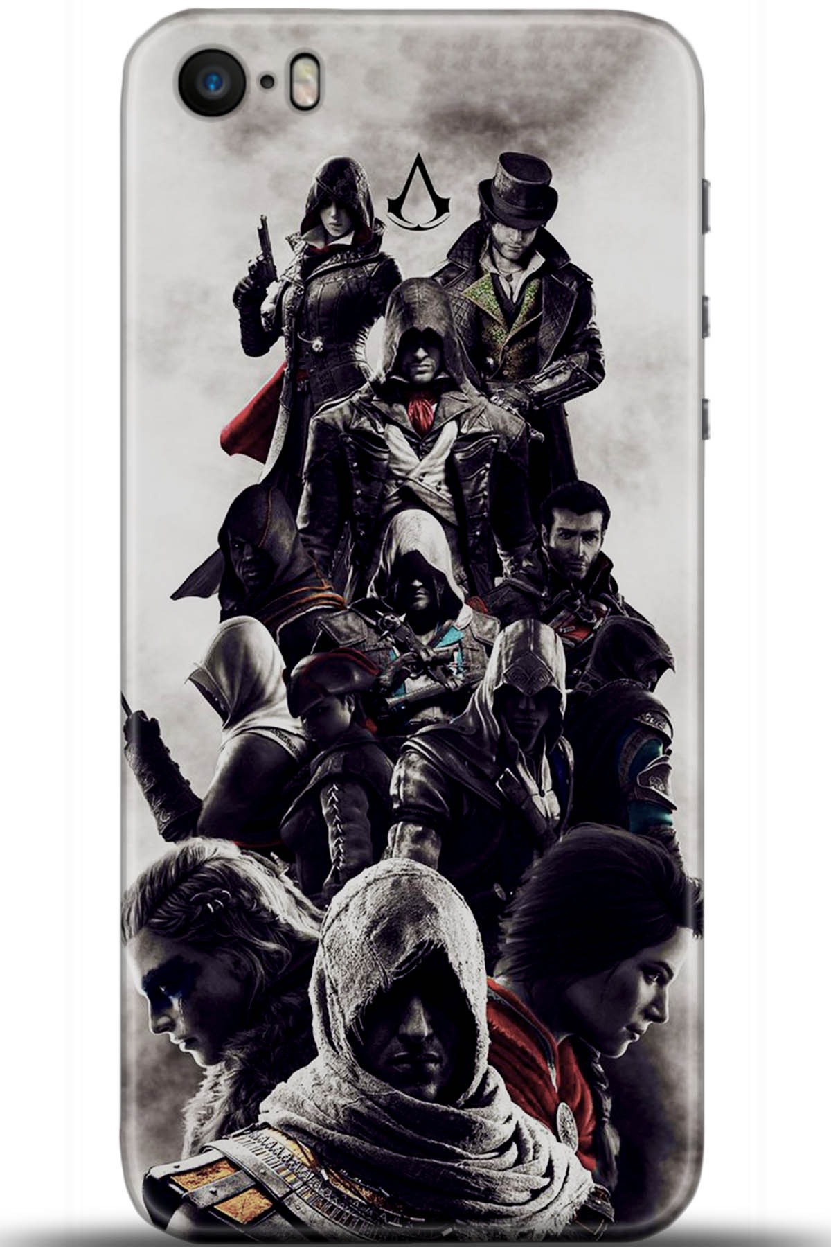 Apple iPhone 5S Uyumlu Kılıf HD Baskılı Kılıf - Followed Institution 5426