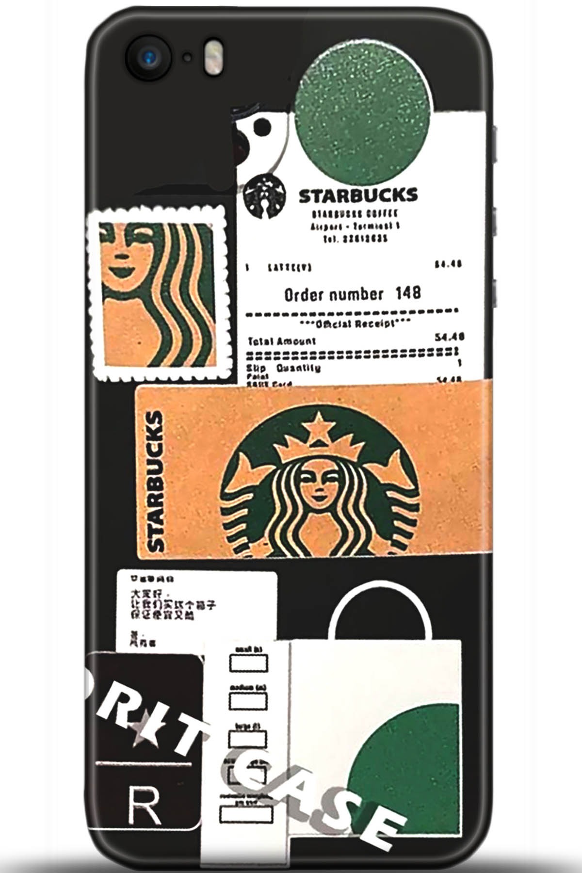 Apple iPhone 5S Uyumlu Kılıf HD Baskılı Kılıf - Followed Institution 5445