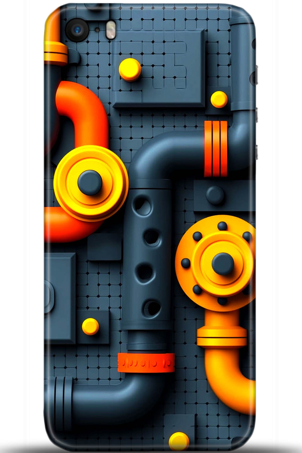 Apple iPhone 5S Uyumlu Kılıf HD Baskılı Kılıf - Followed Institution 5466