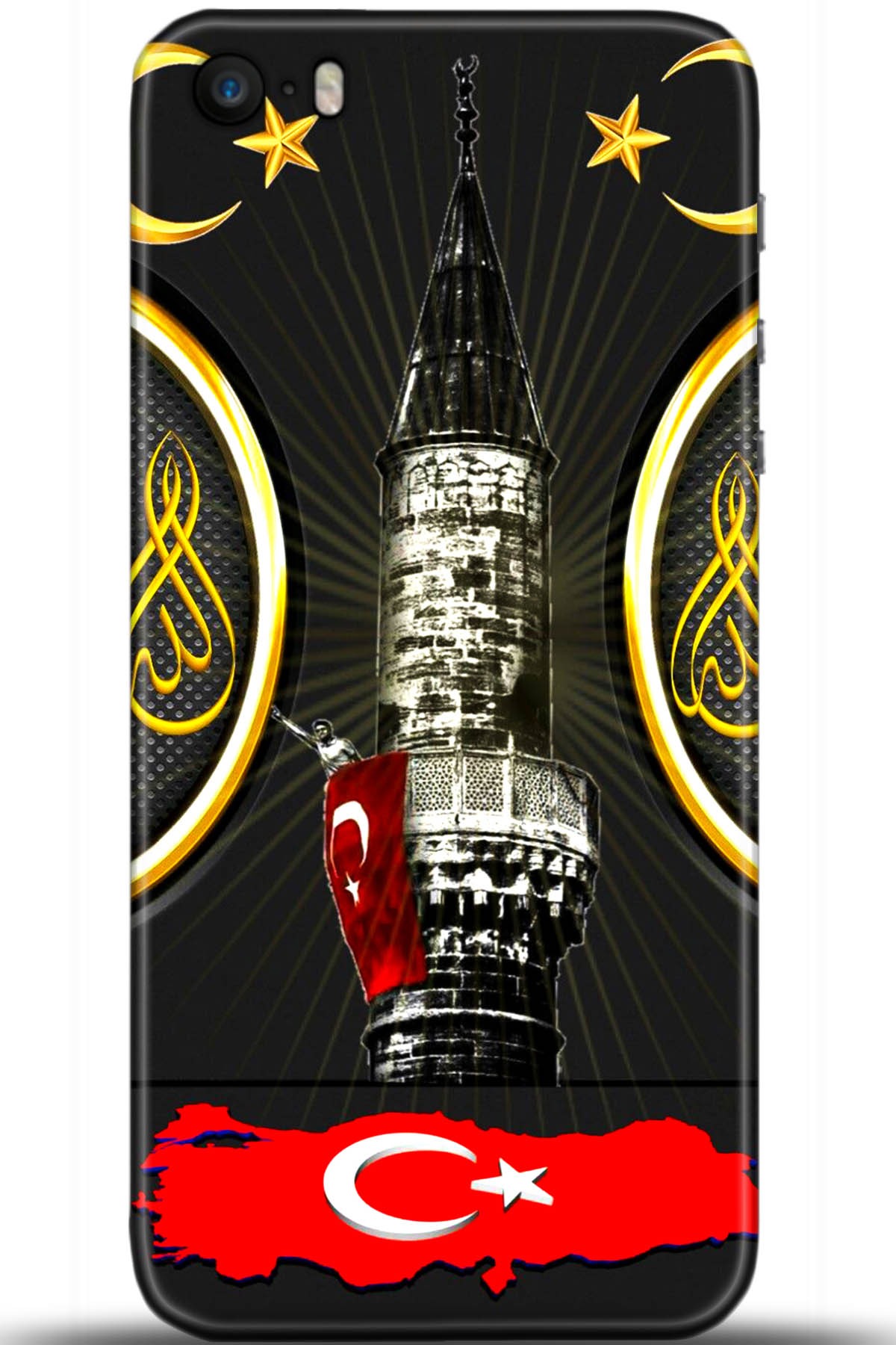 Apple iPhone 5S Uyumlu Kılıf HD Baskılı Kılıf - Followed Institution 5486