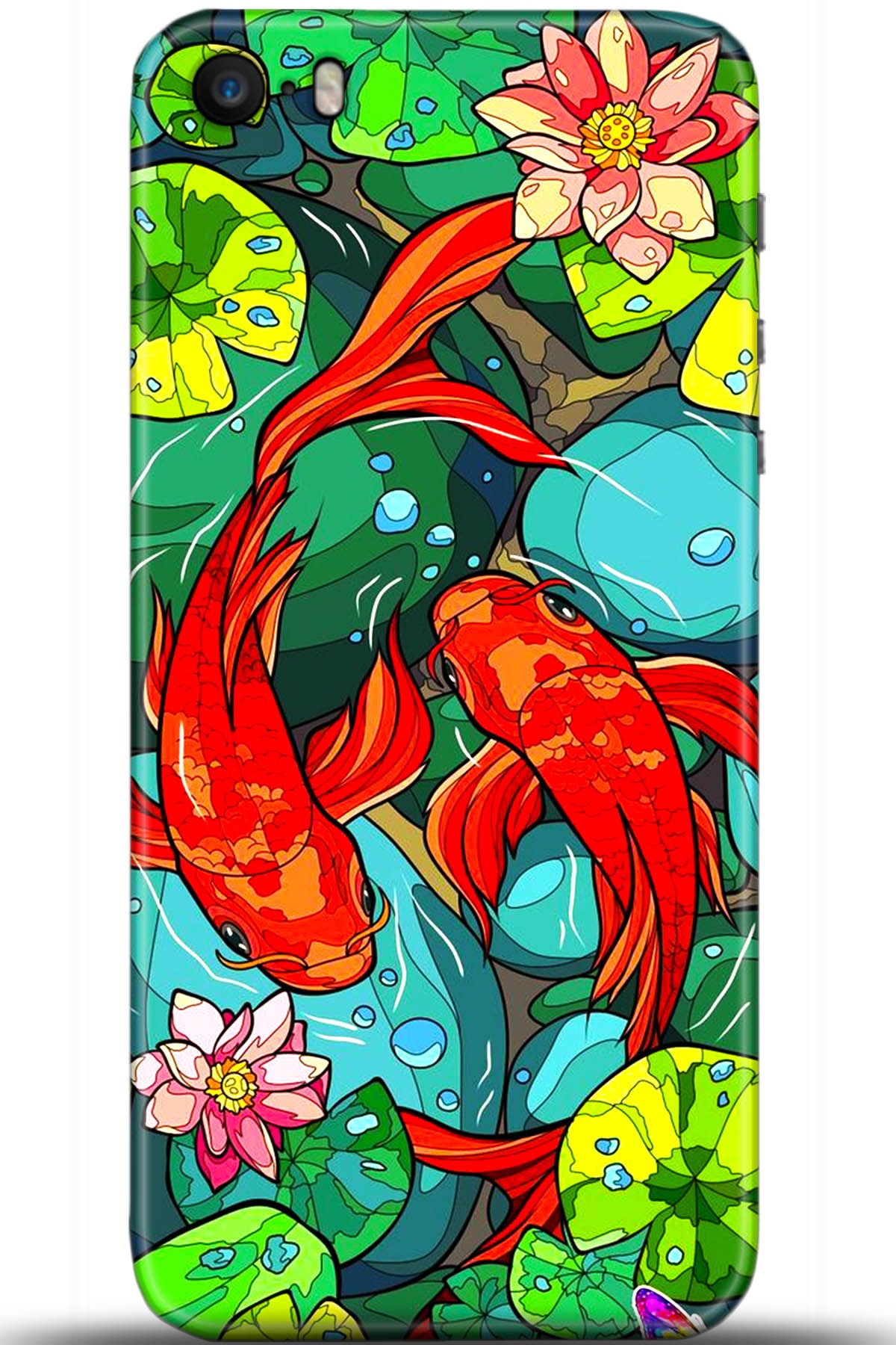 Apple iPhone 5S Uyumlu Kılıf HD Baskılı Kılıf - Followed Institution 5700