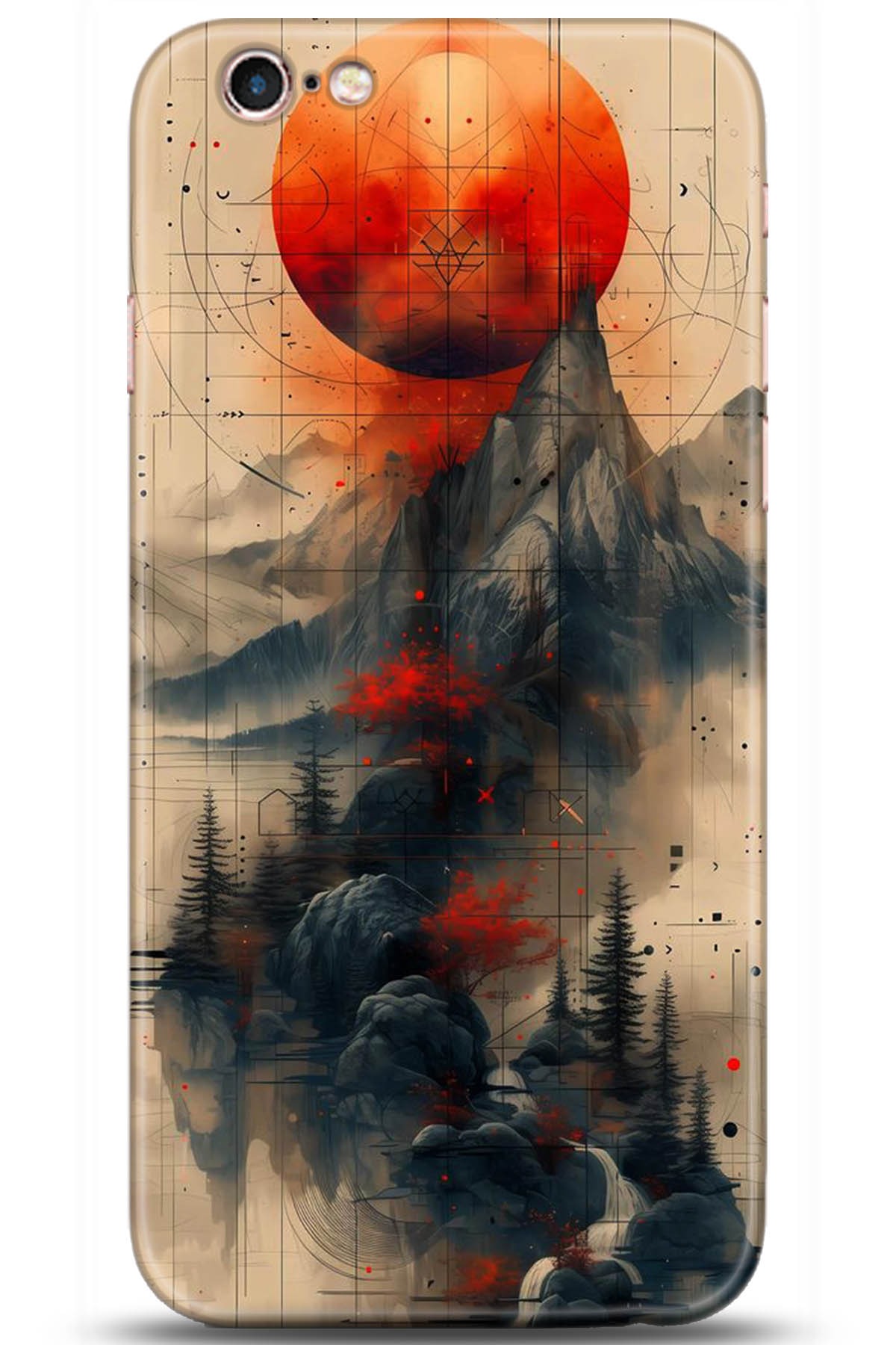 Apple iPhone 6S Plus Uyumlu Kılıf HD Baskılı Kılıf - Followed Institution 5244