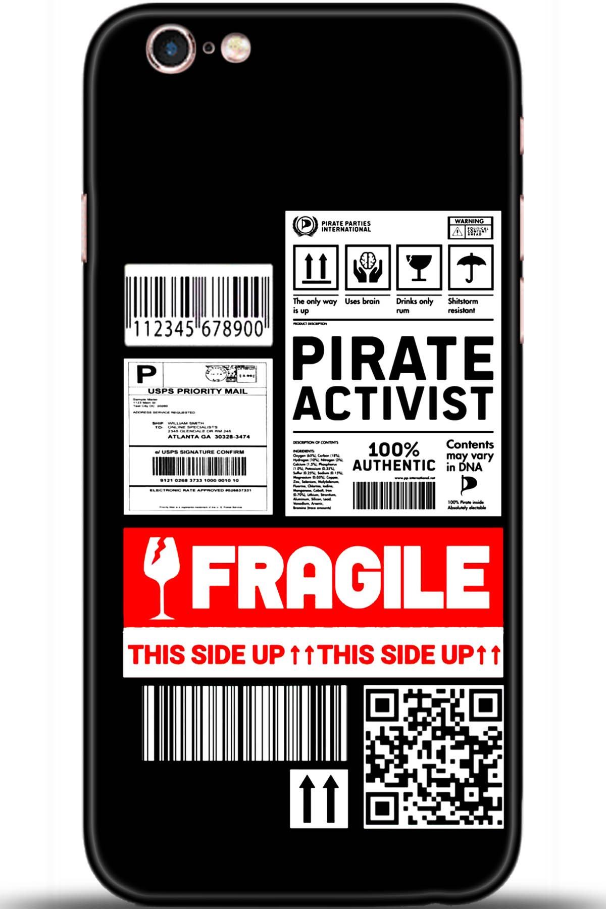 Apple iPhone 6S Plus Uyumlu Kılıf HD Baskılı Kılıf - Followed Institution 5447