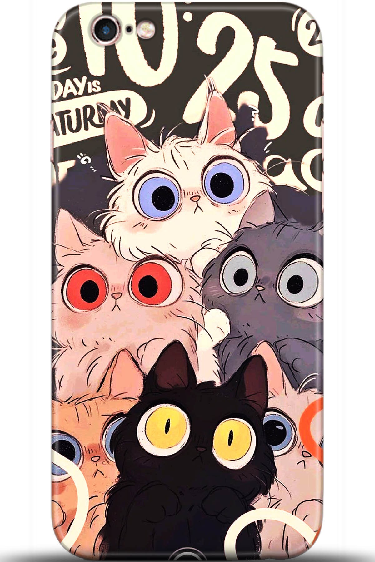 Apple iPhone 6S Plus Uyumlu Kılıf HD Baskılı Kılıf - Followed Institution 5641