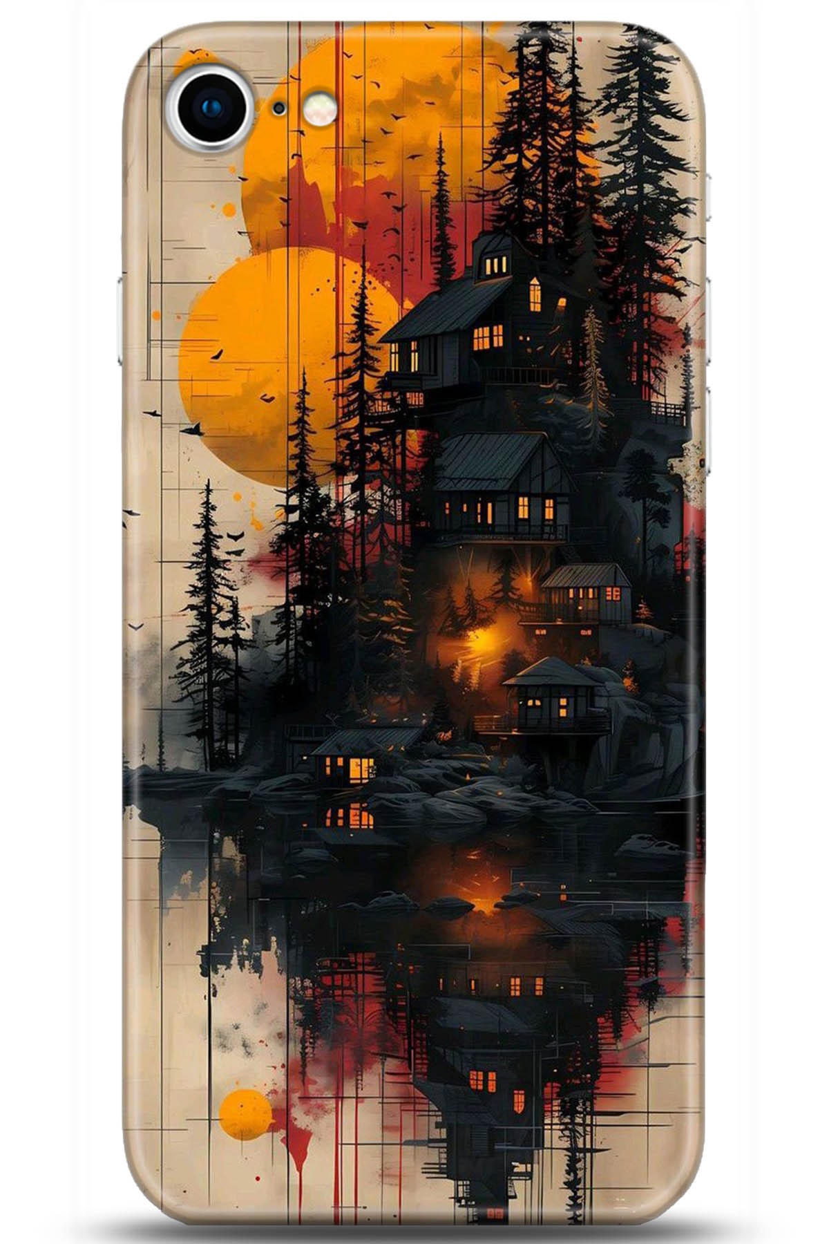 Apple iPhone 7 Uyumlu Kılıf HD Baskılı Kılıf - Followed Institution 5292