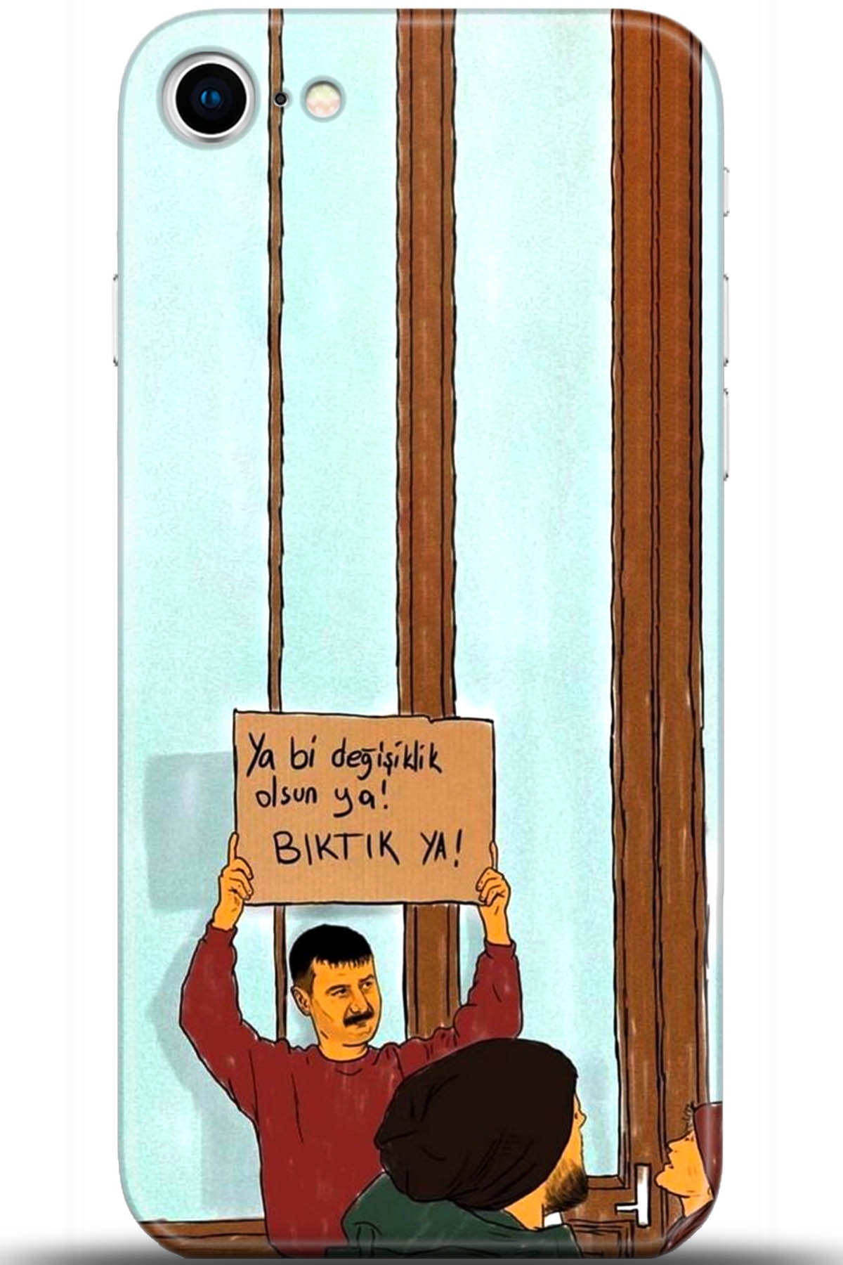 Apple iPhone 7 Uyumlu Kılıf HD Baskılı Kılıf - Followed Institution 5594