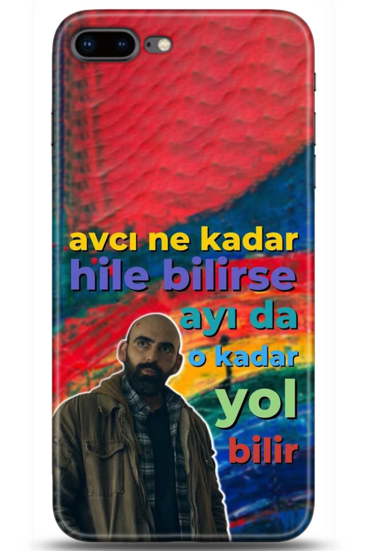 Apple iPhone 8 Plus Uyumlu Kılıf HD Baskılı Kılıf - Followed Institution 5006