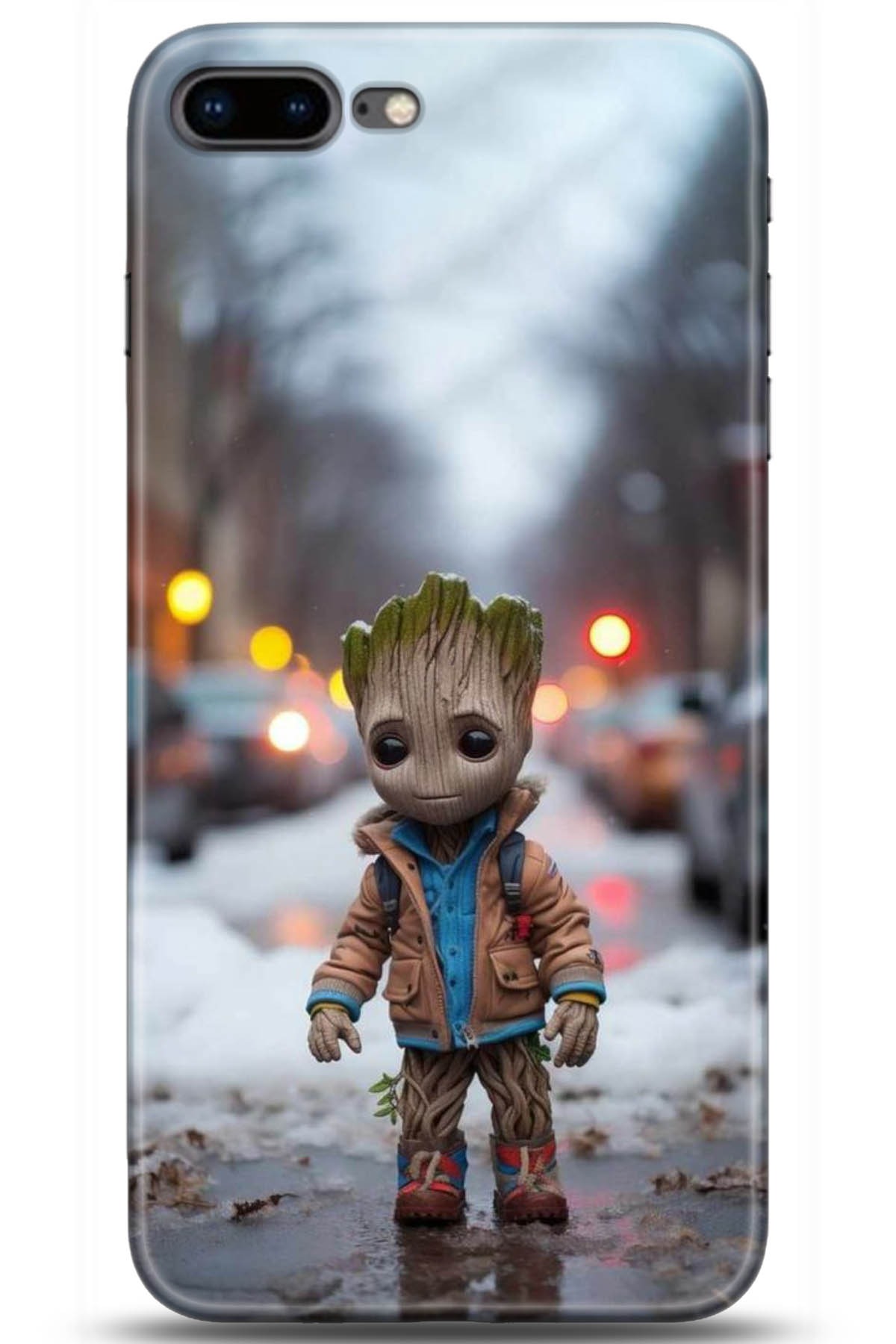 Apple iPhone 8 Plus Uyumlu Kılıf HD Baskılı Kılıf - Followed Institution 5014