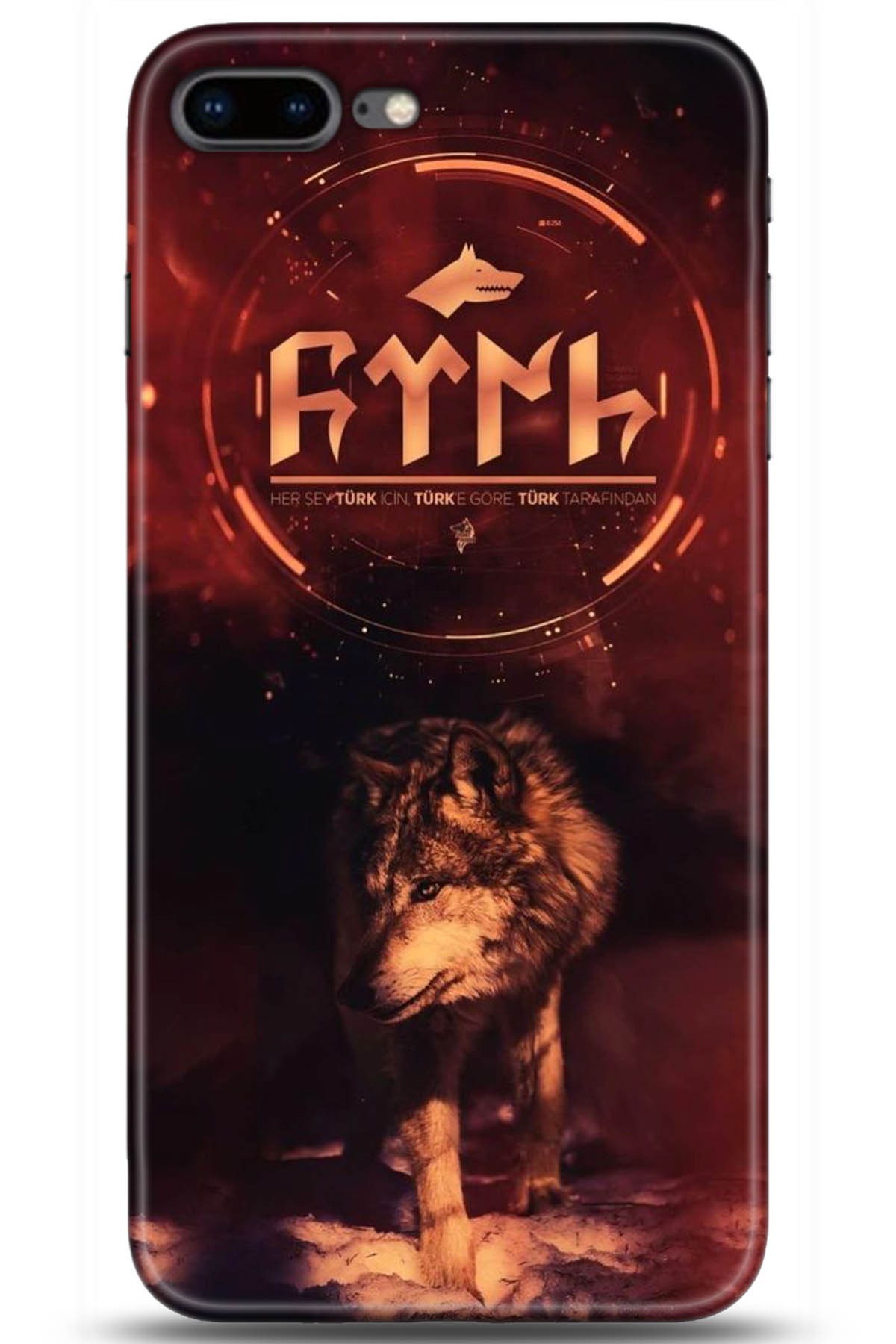 Apple iPhone 8 Plus Uyumlu Kılıf HD Baskılı Kılıf - Followed Institution 5056