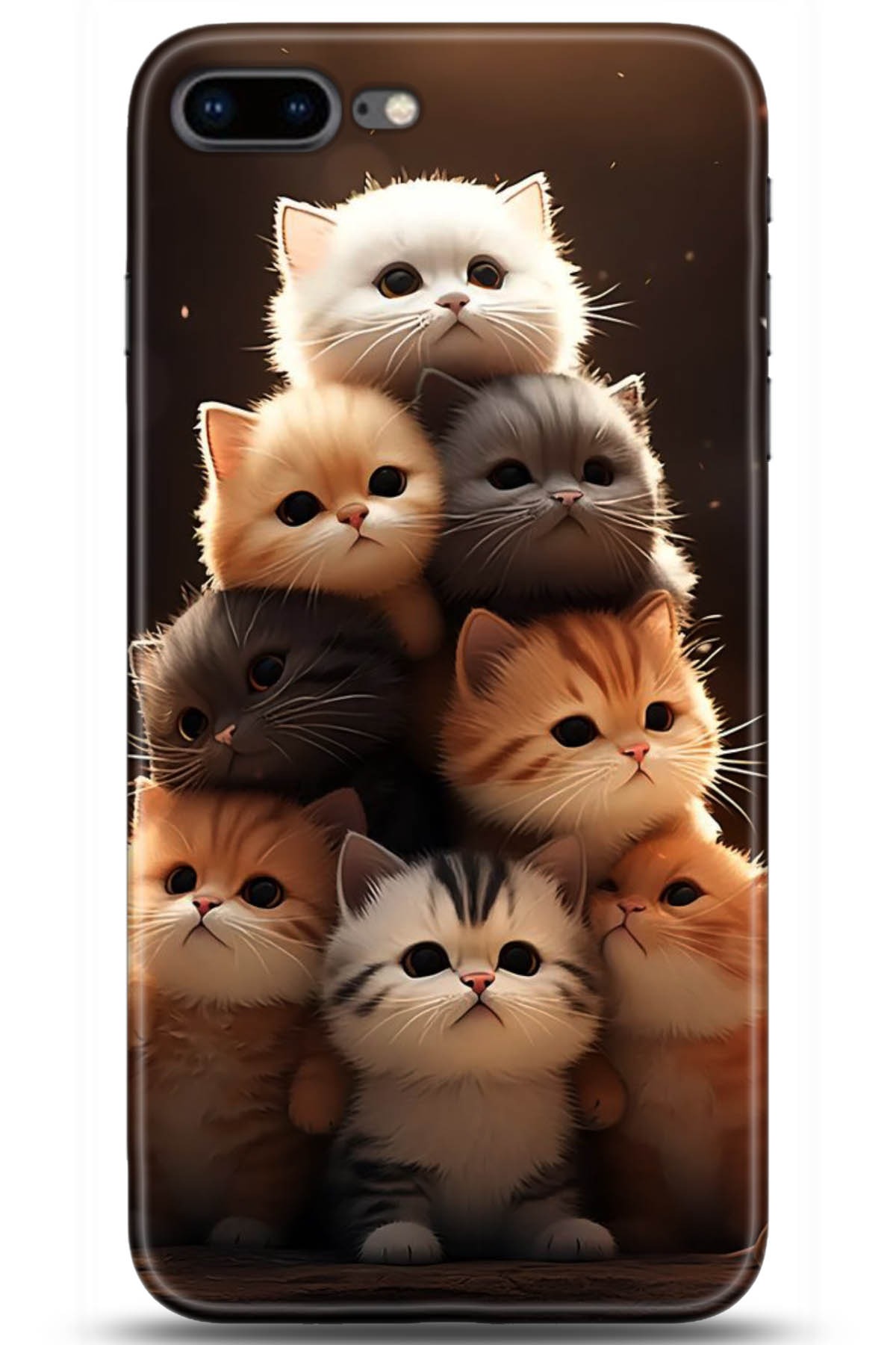 Apple iPhone 8 Plus Uyumlu Kılıf HD Baskılı Kılıf - Followed Institution 5113