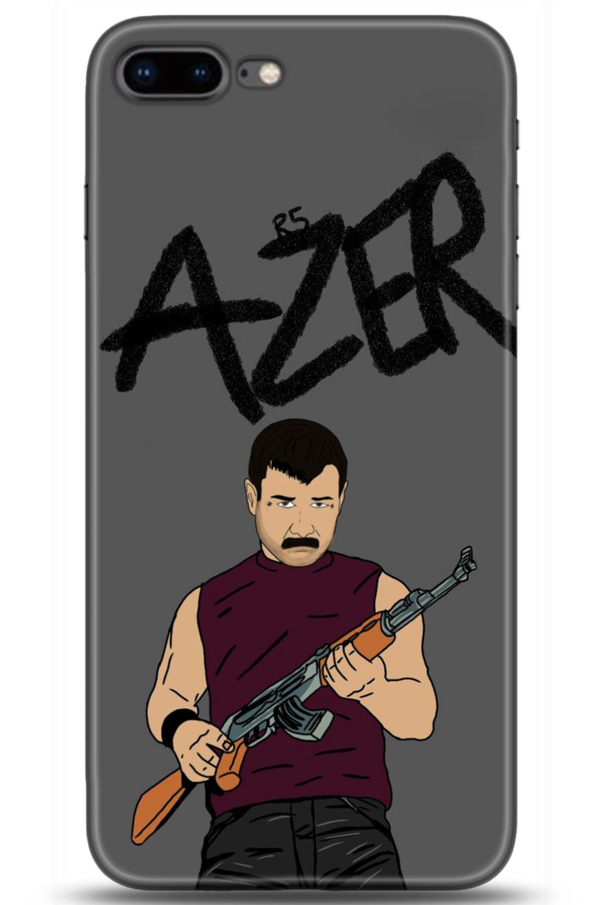 Apple iPhone 8 Plus Uyumlu Kılıf HD Baskılı Kılıf - Followed Institution 5128