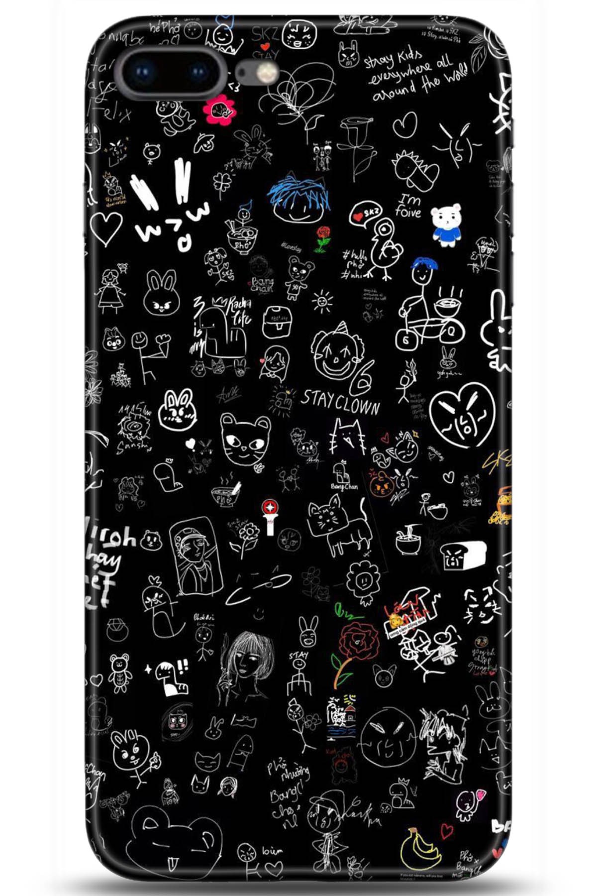 Apple iPhone 8 Plus Uyumlu Kılıf HD Baskılı Kılıf - Followed Institution 5143