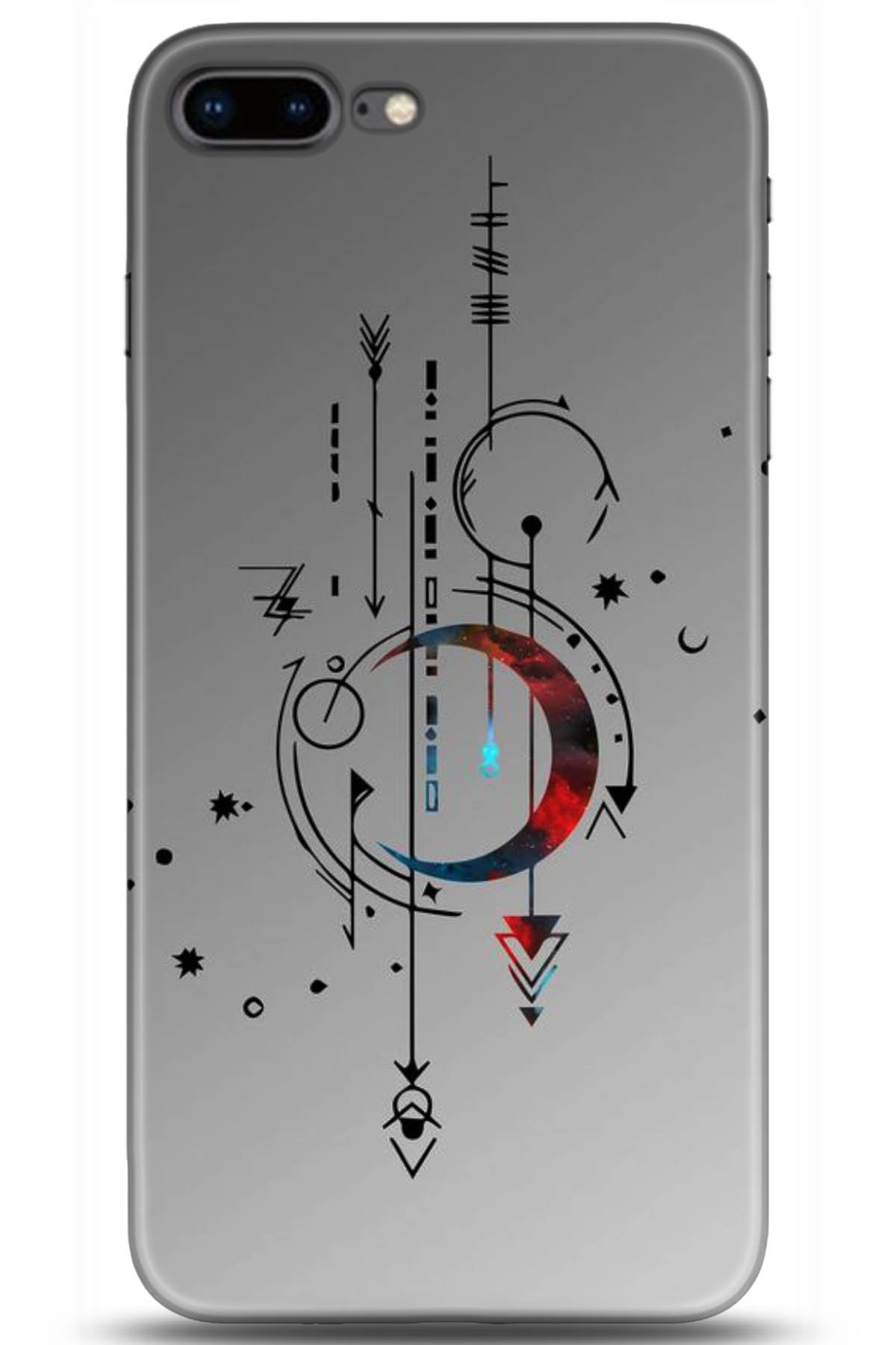 Apple iPhone 8 Plus Uyumlu Kılıf HD Baskılı Kılıf - Followed Institution 5182