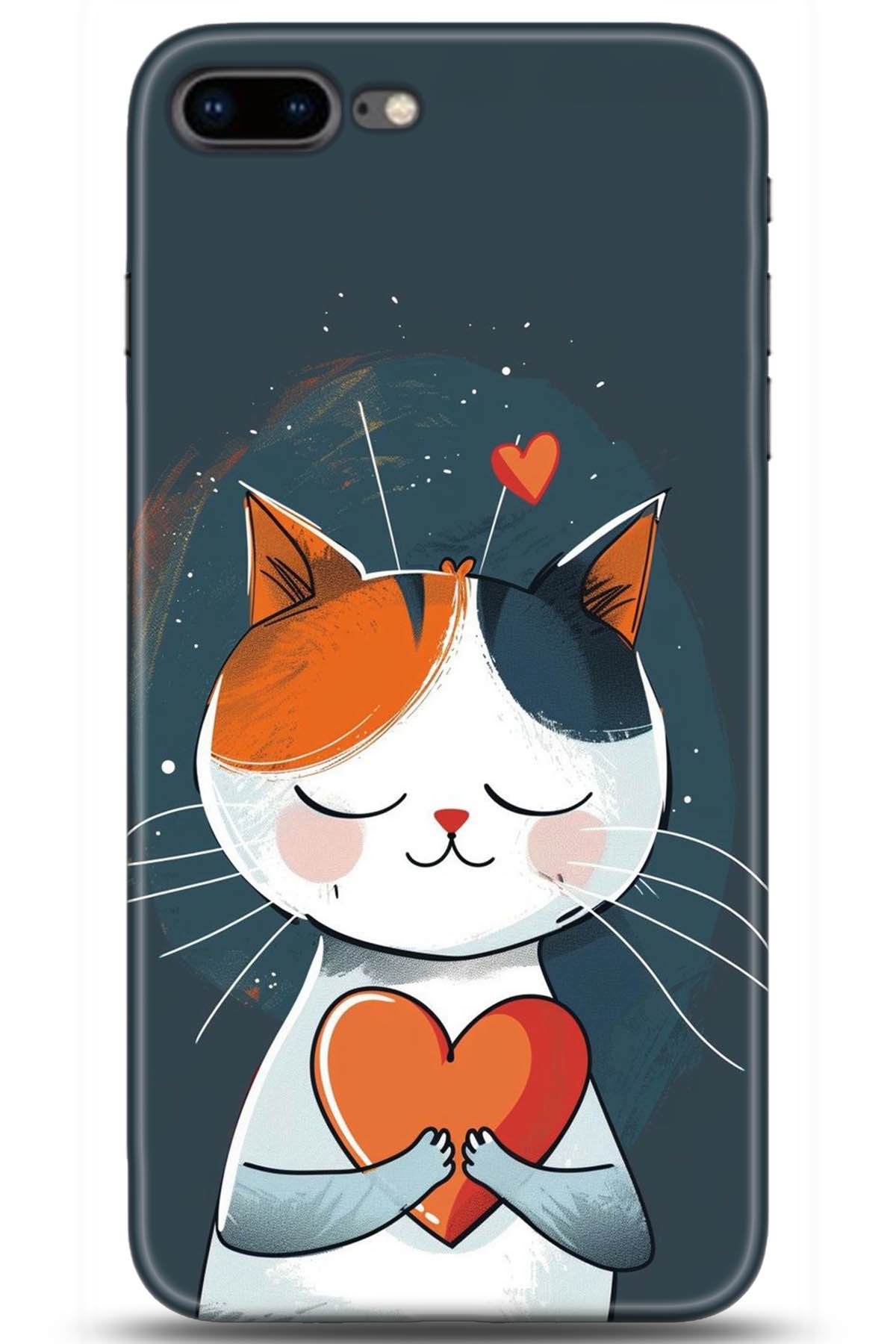 Apple iPhone 8 Plus Uyumlu Kılıf HD Baskılı Kılıf - Followed Institution 5209