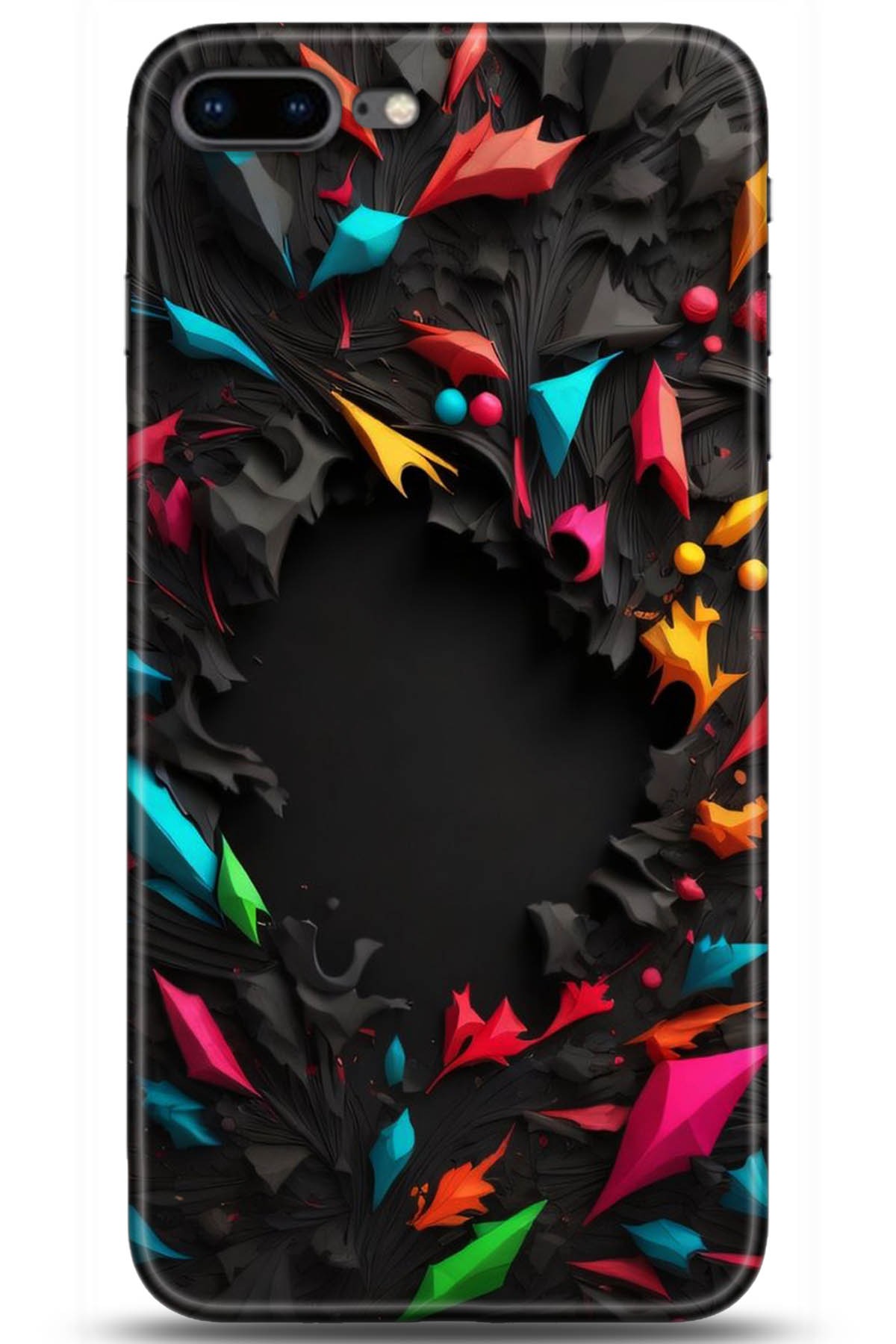 Apple iPhone 8 Plus Uyumlu Kılıf HD Baskılı Kılıf - Followed Institution 5253