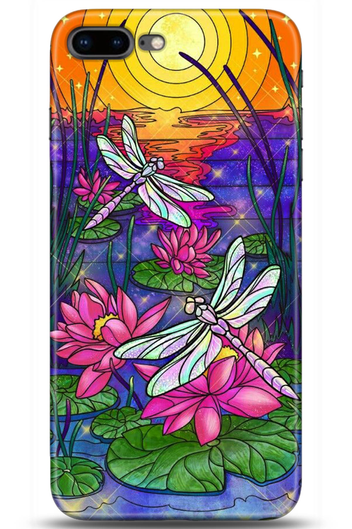 Apple iPhone 8 Plus Uyumlu Kılıf HD Baskılı Kılıf - Followed Institution 5274