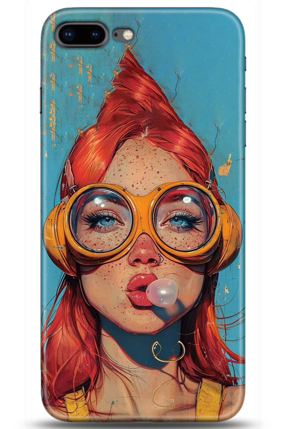 Apple iPhone 8 Plus Uyumlu Kılıf HD Baskılı Kılıf - Followed Institution 5286