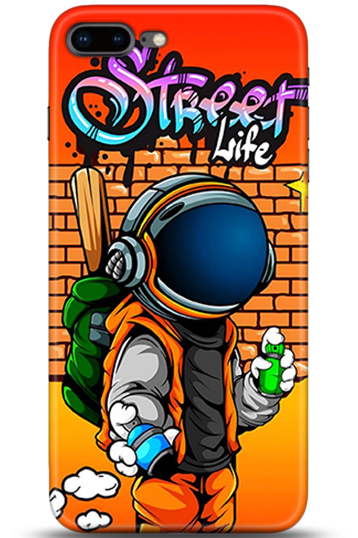 Apple iPhone 8 Plus Uyumlu Kılıf HD Baskılı Kılıf - Followed Institution 5350