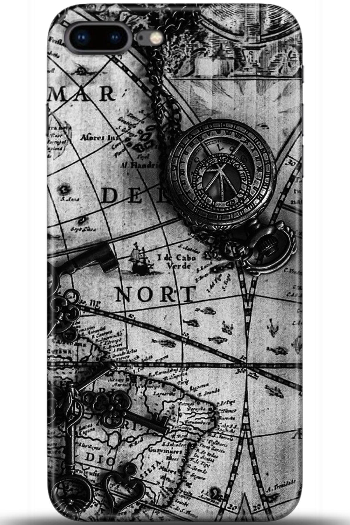 Apple iPhone 8 Plus Uyumlu Kılıf HD Baskılı Kılıf - Followed Institution 5381